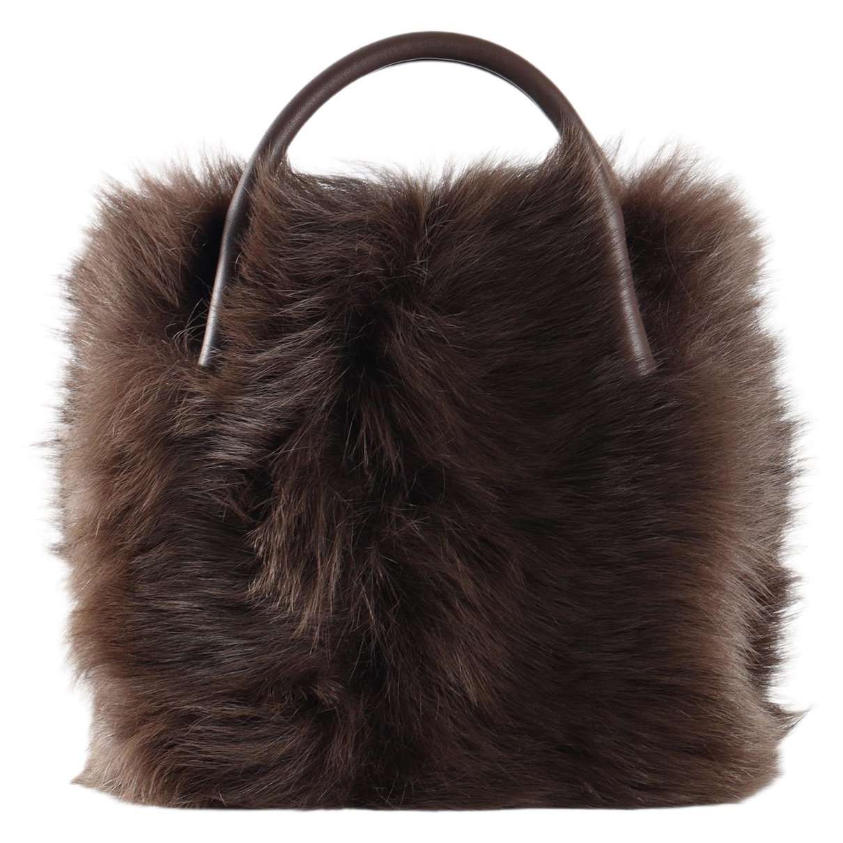 Loro Piana Faux fur tote