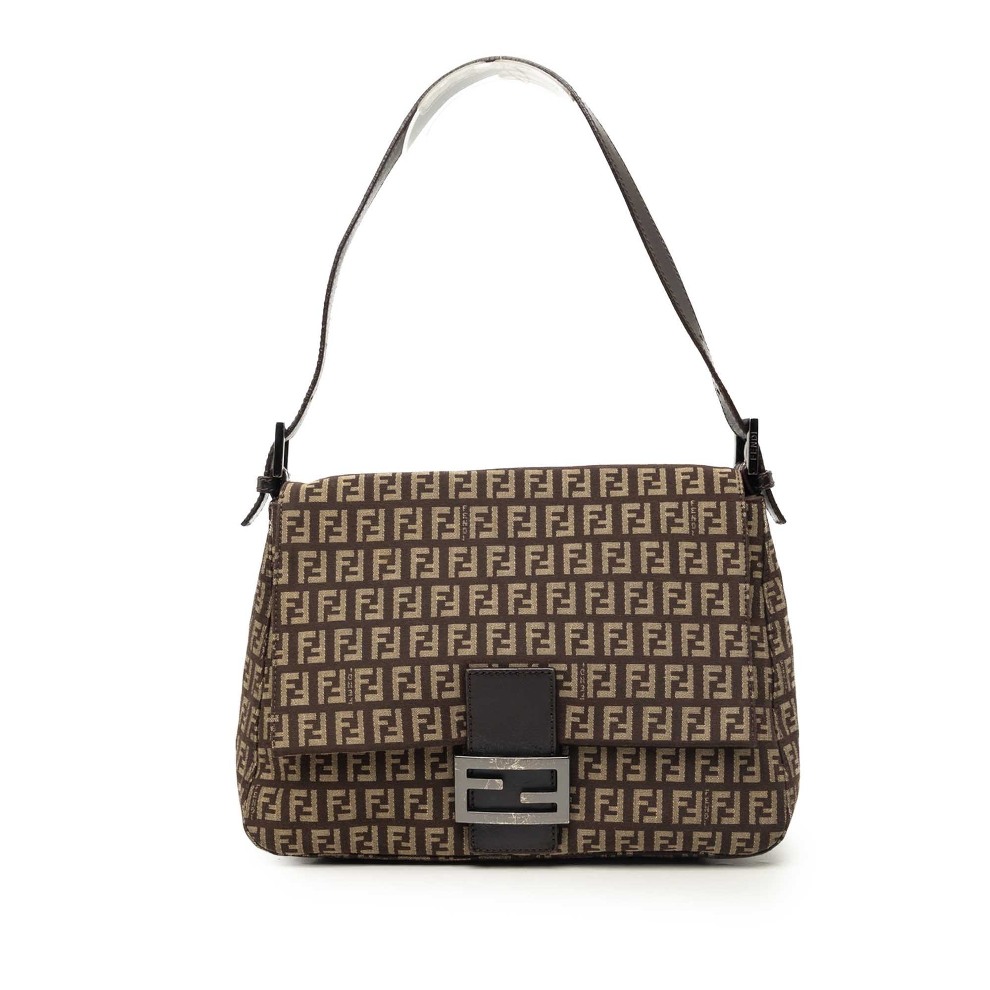 Pocket leather handbag