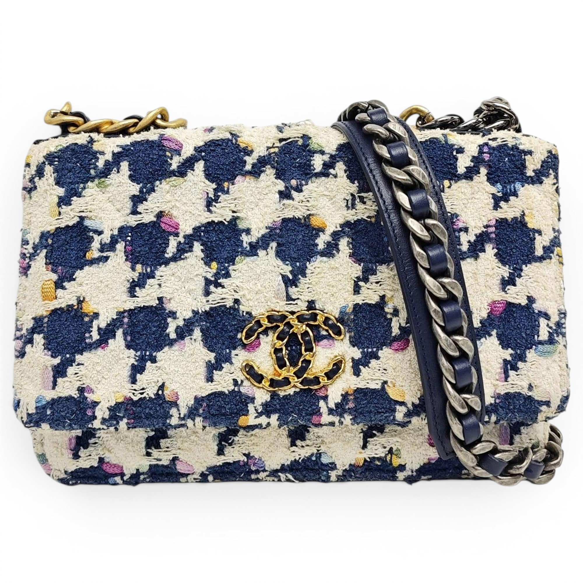 Wallet On Chain Chanel 19 cloth handbag