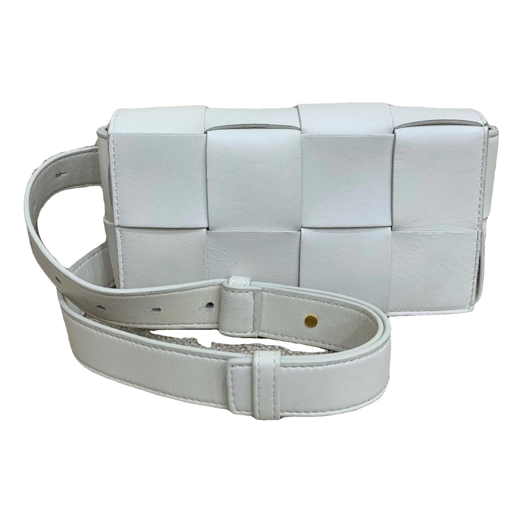 Cassette leather crossbody bag
