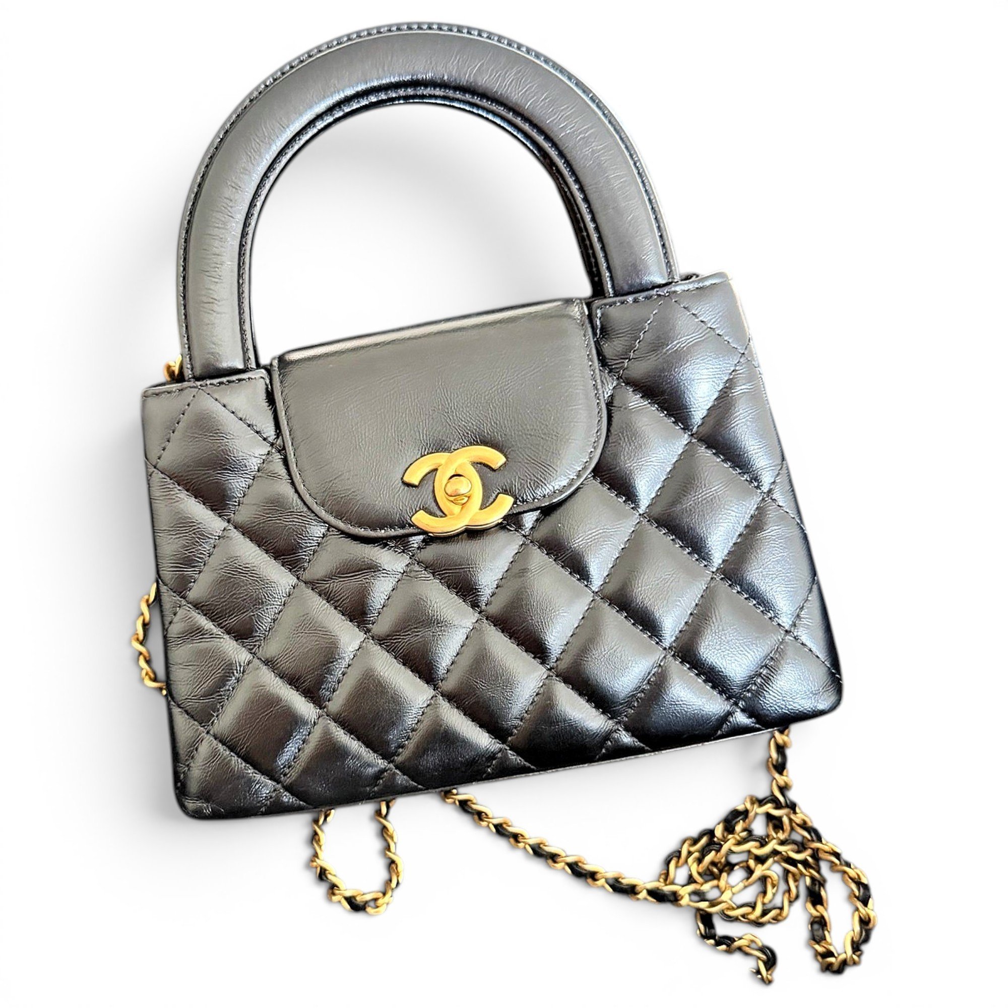 Leather handbag