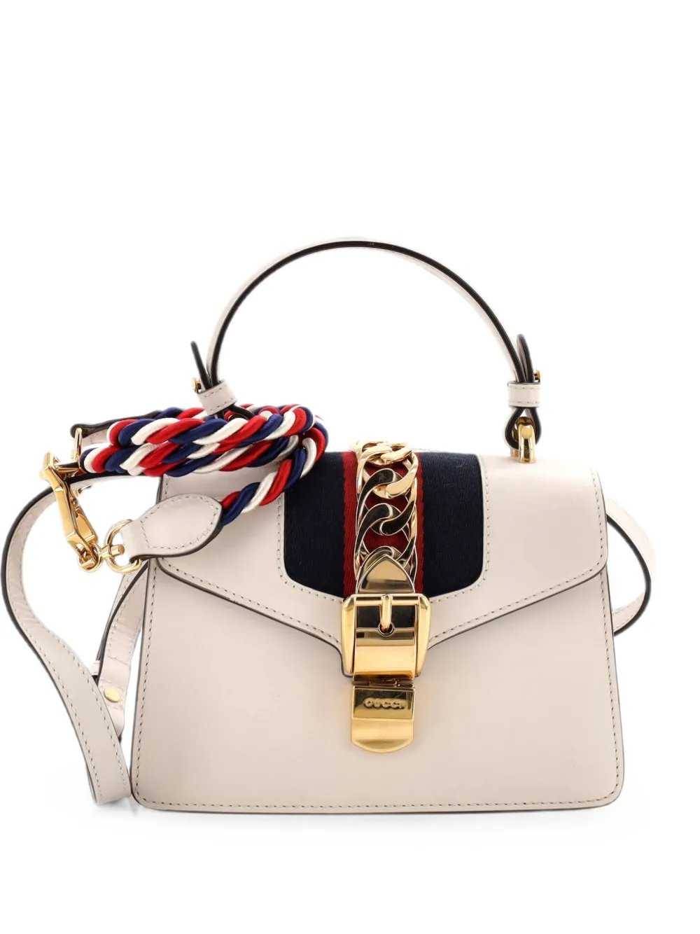 Sylvie Top Handle Bag Leather Mini satchel