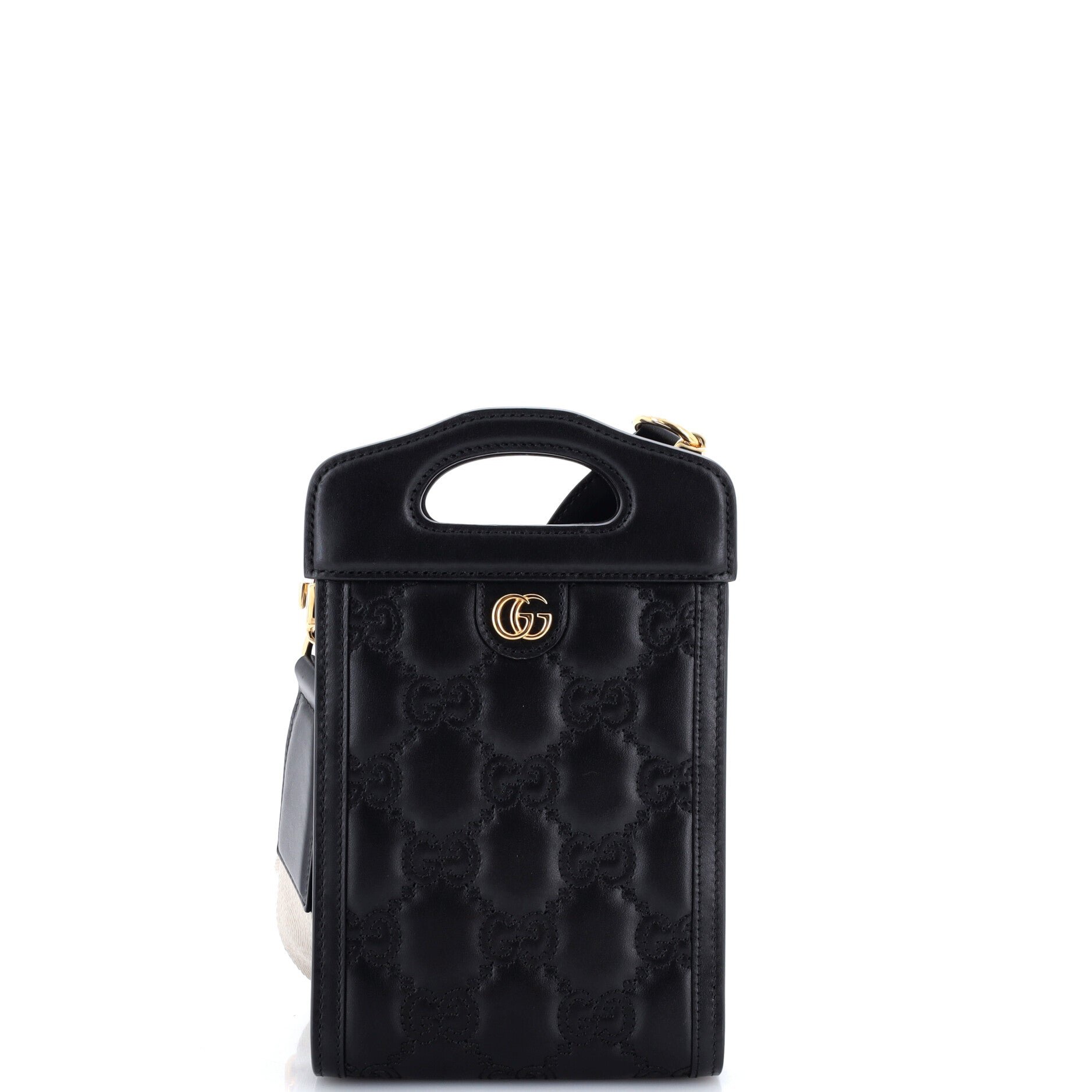 Top Handle Crossbody Bag GG Matelasse Leather Mini
