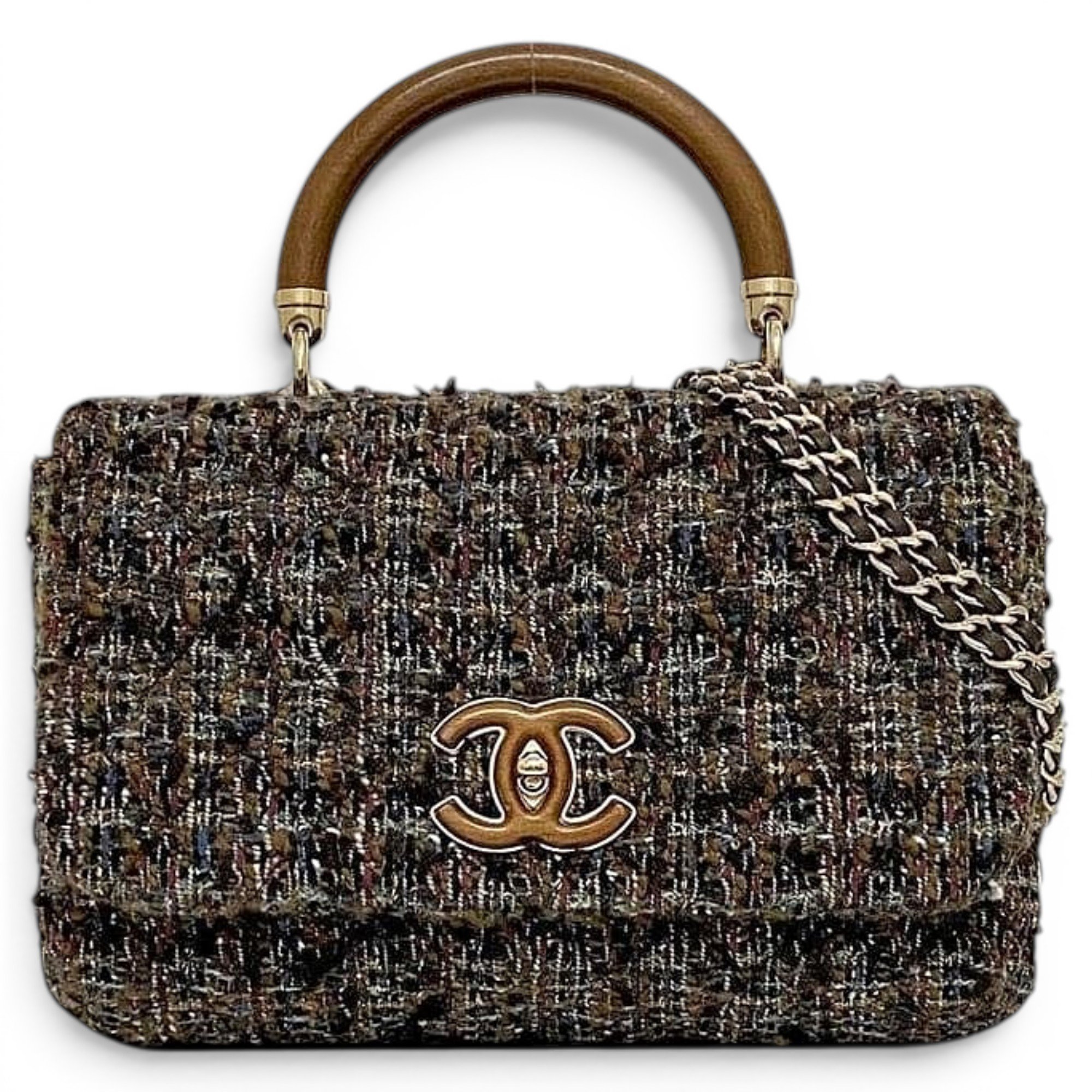Tweed handbag