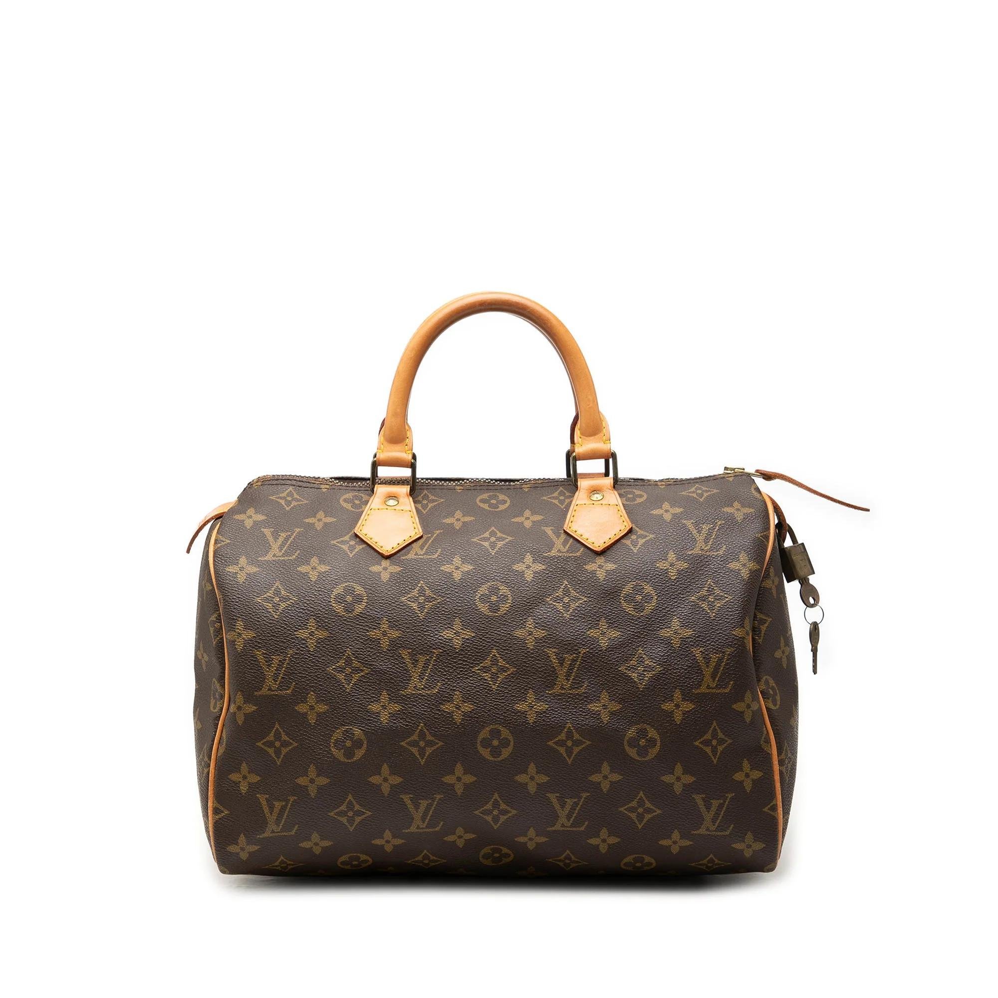 Speedy leather handbag