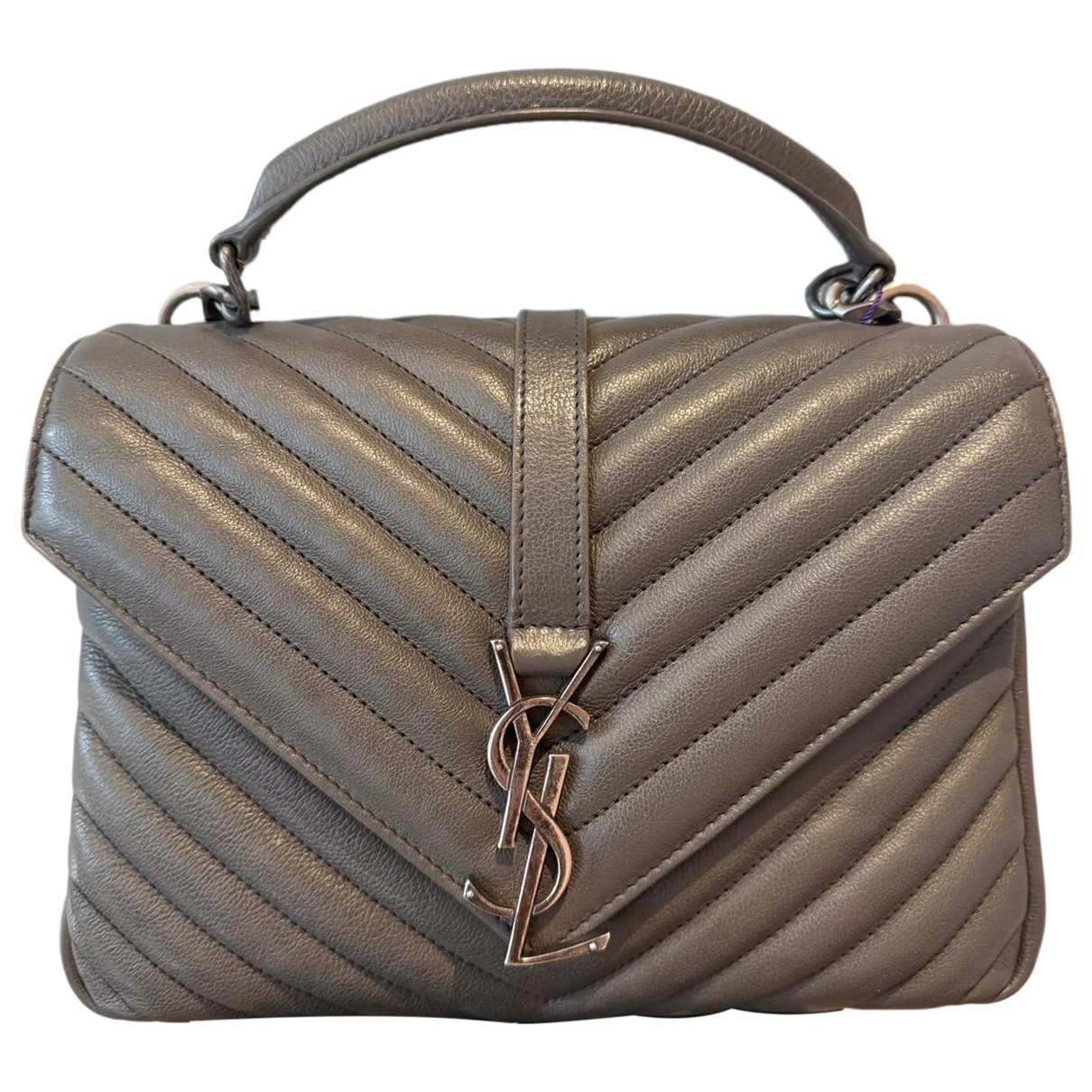 Collége monogramme leather crossbody bag