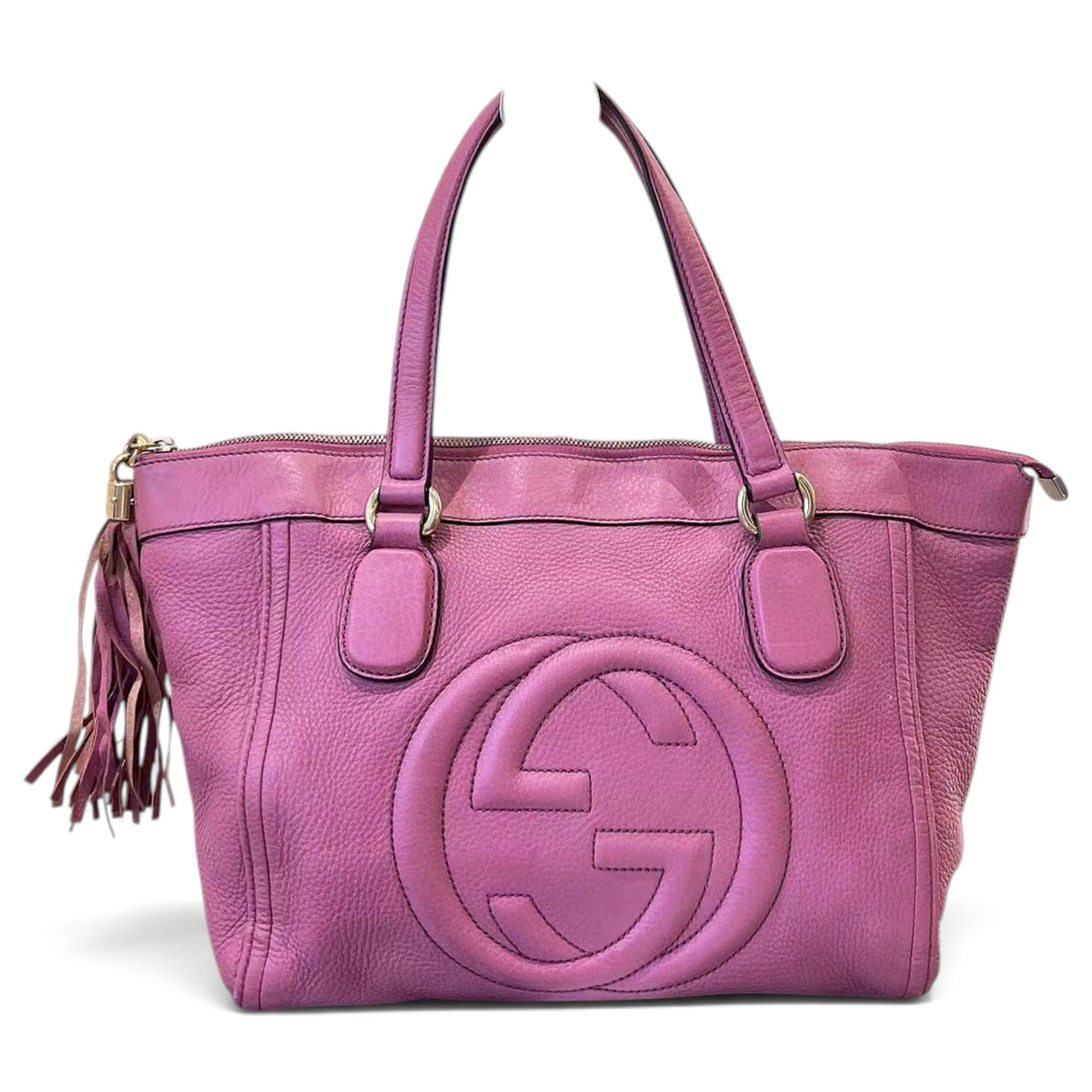 Soho Top Handle leather tote