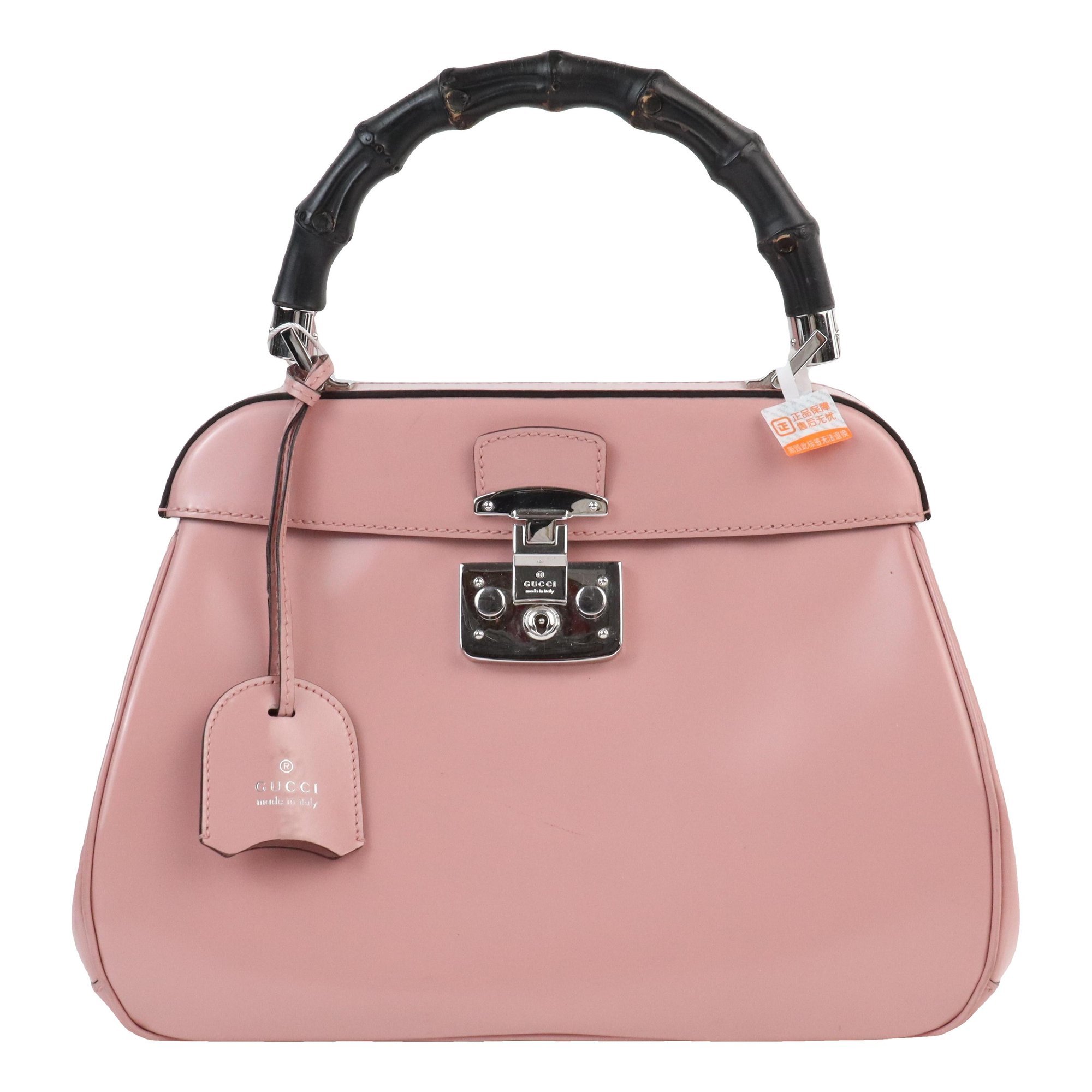 Bamboo leather handbag