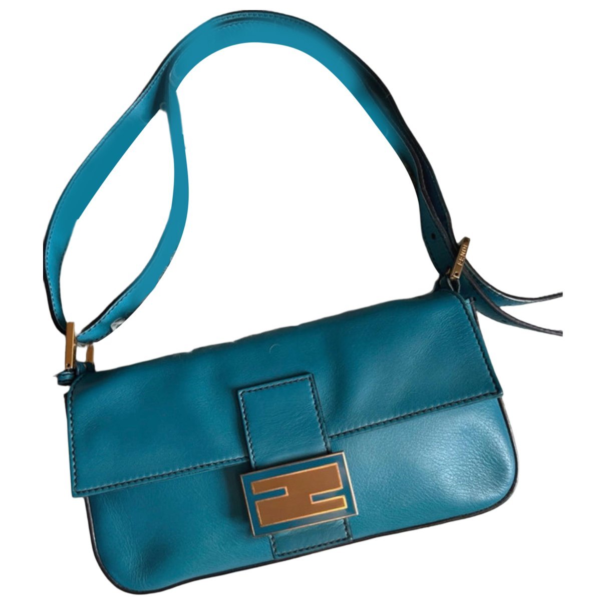 Baguette leather handbag