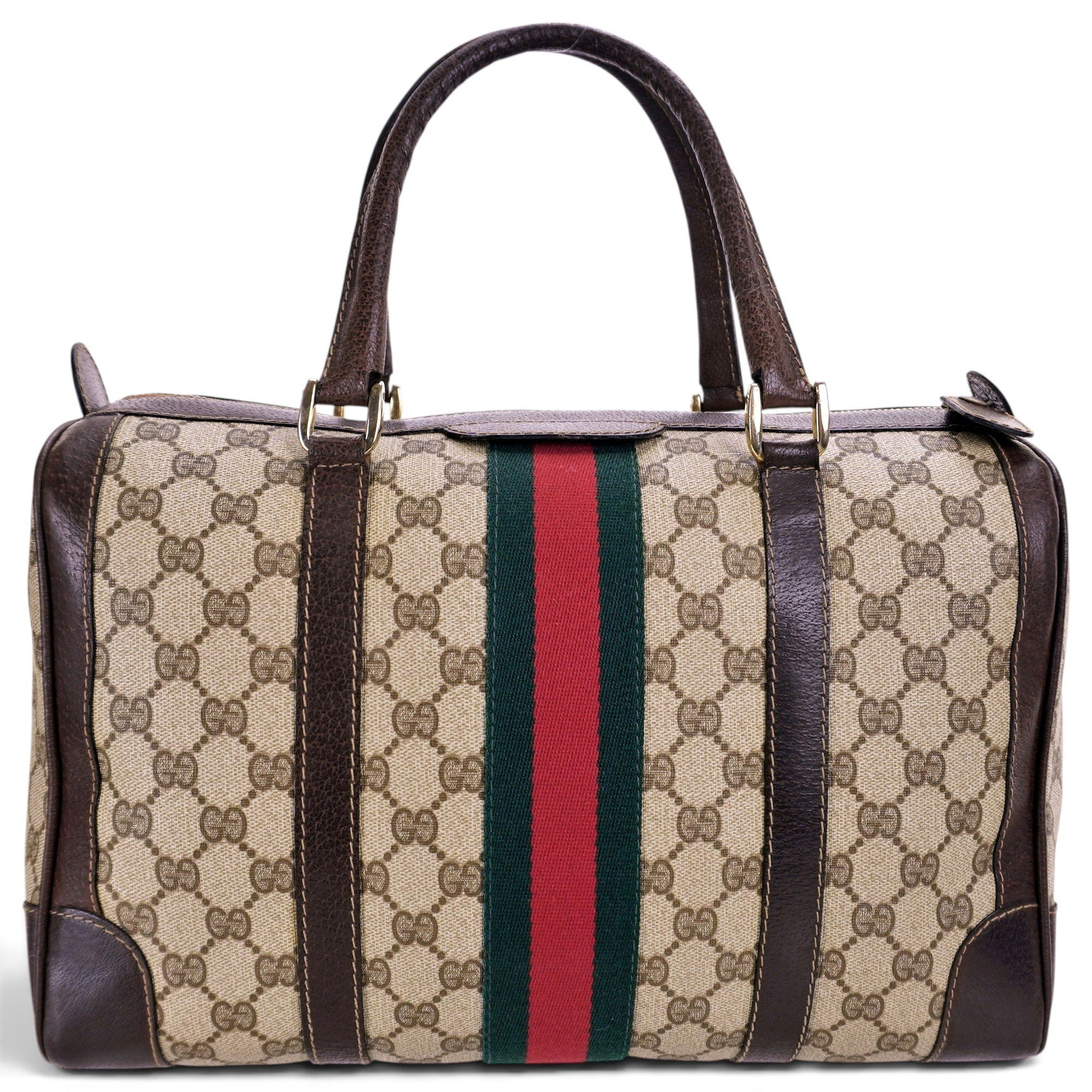 Ophidia Boston leather tote