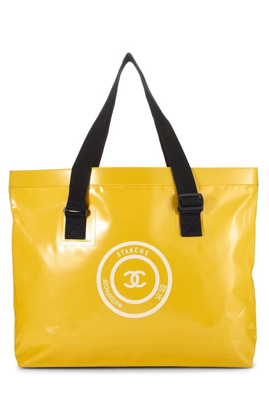 Yellow Vinyl Tote XL