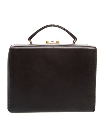 Leather Top Handle Bag