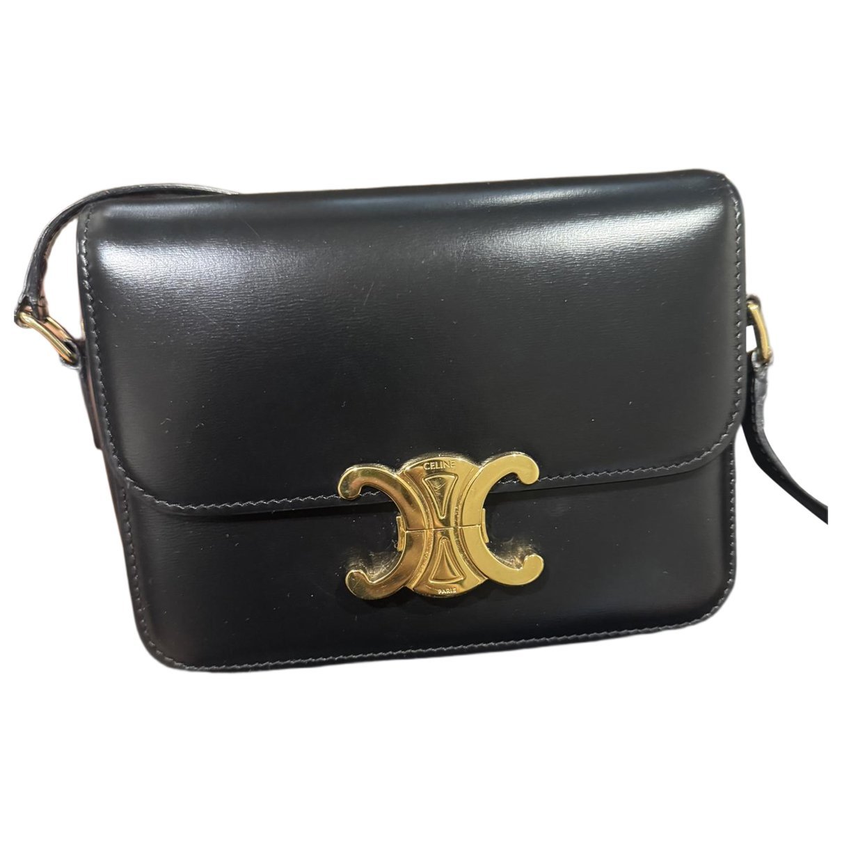 Triomphe leather handbag