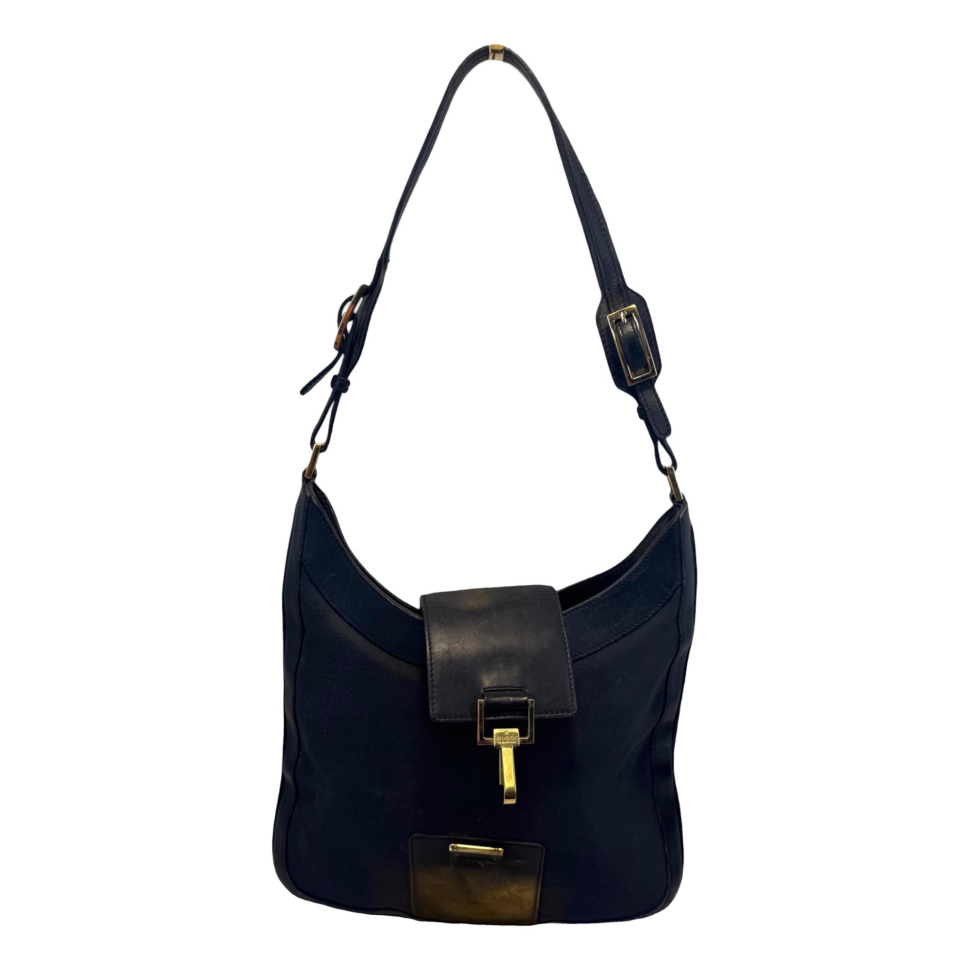 Hobo leather handbag