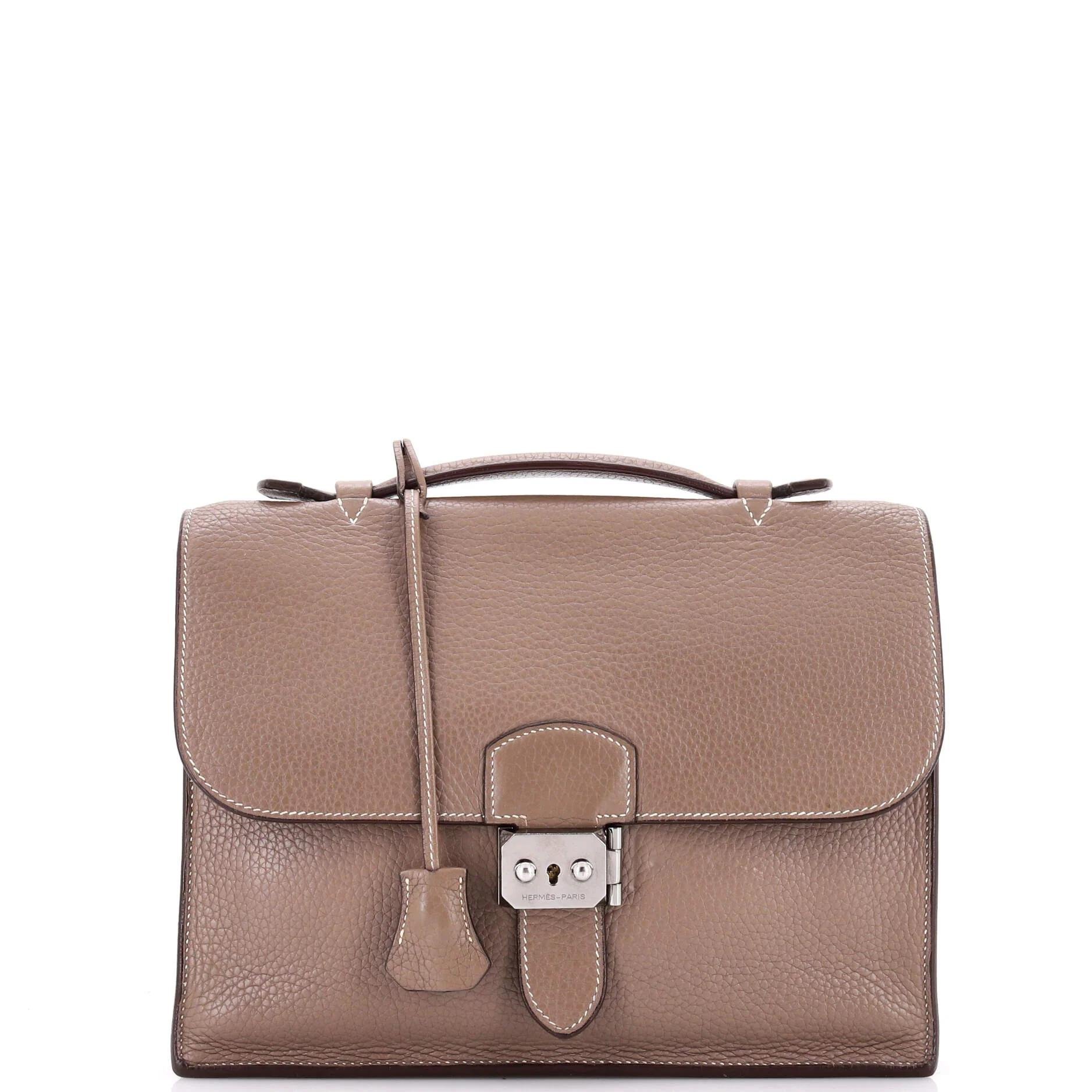 Hermes Sac à Dépêches Handbag Togo Leather 2005