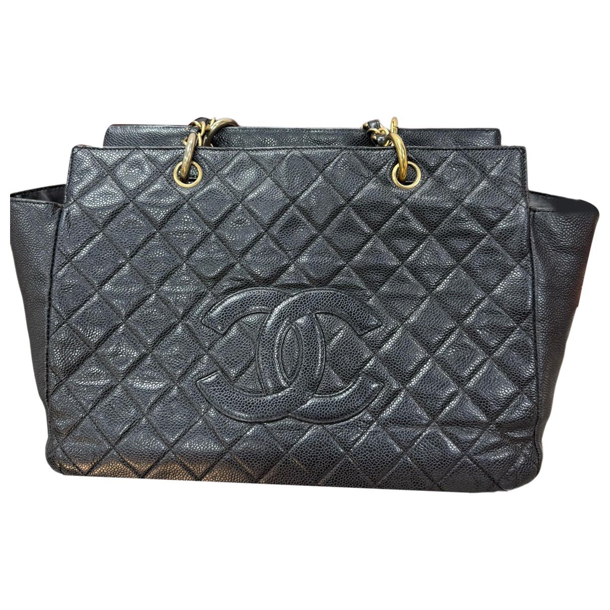 Grand shopping leather tote