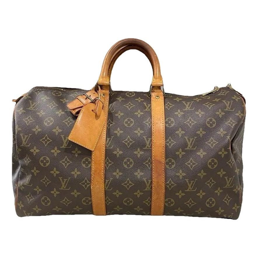 Leather bowling bag