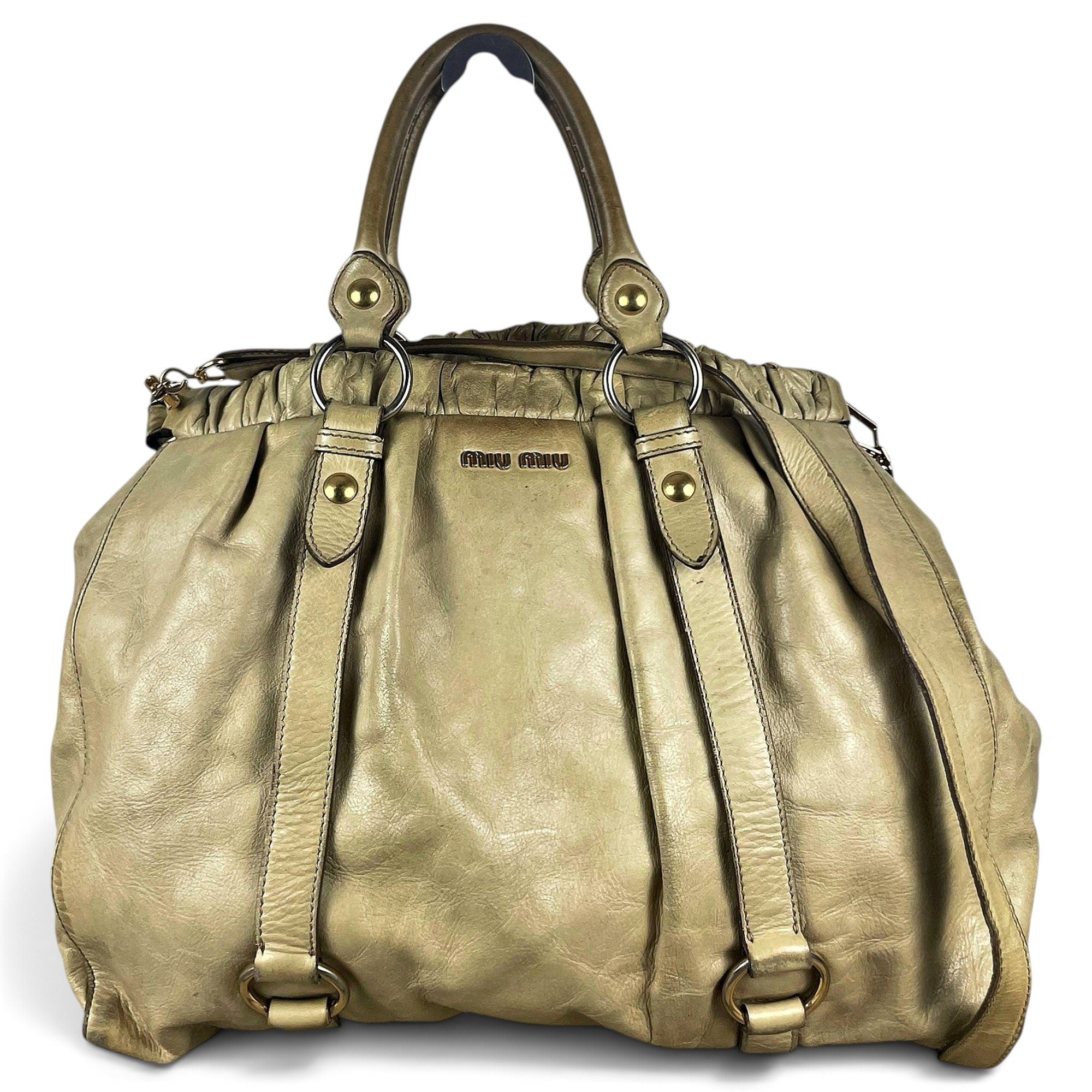 Vitello leather handbag