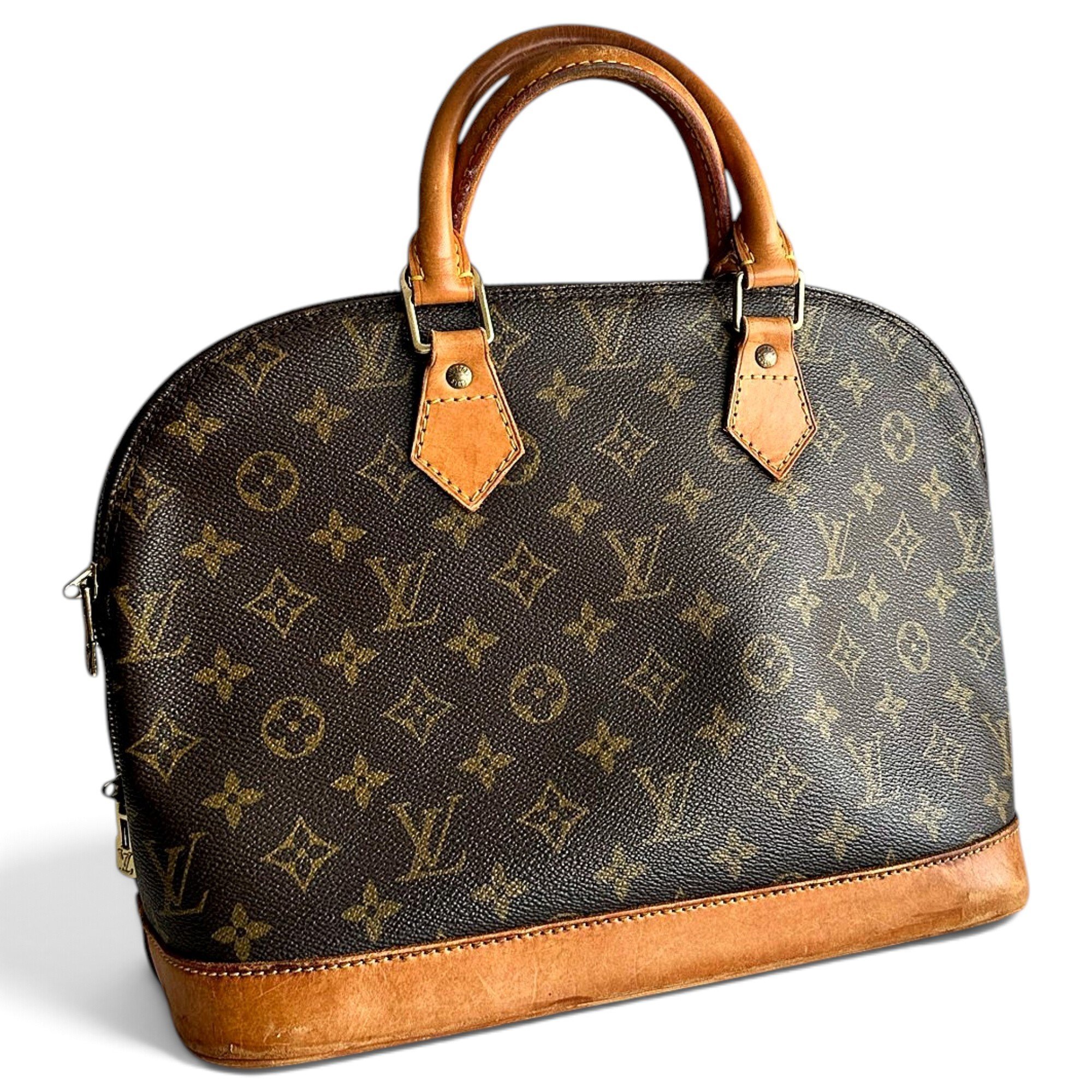 Alma leather handbag