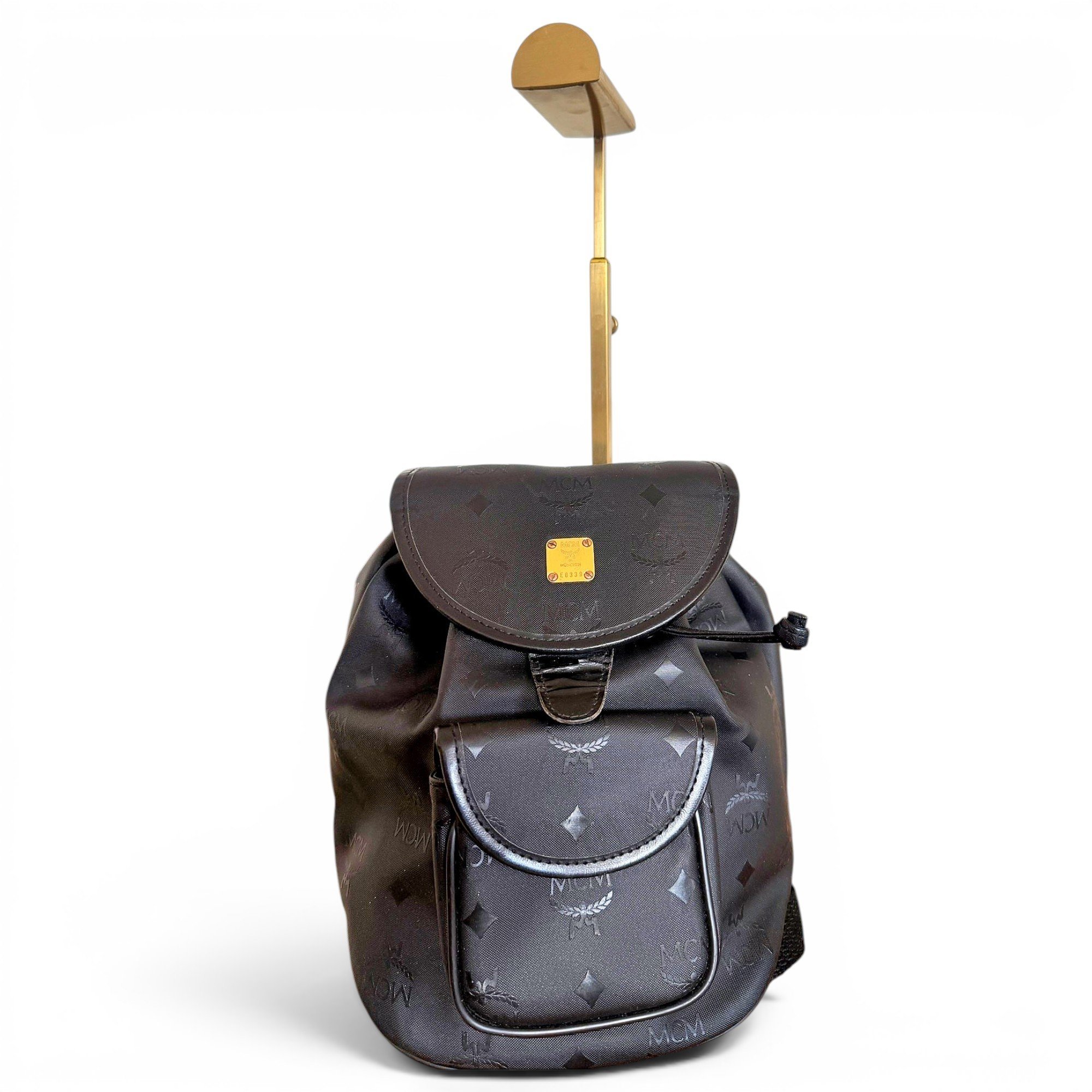 Leather backpack
