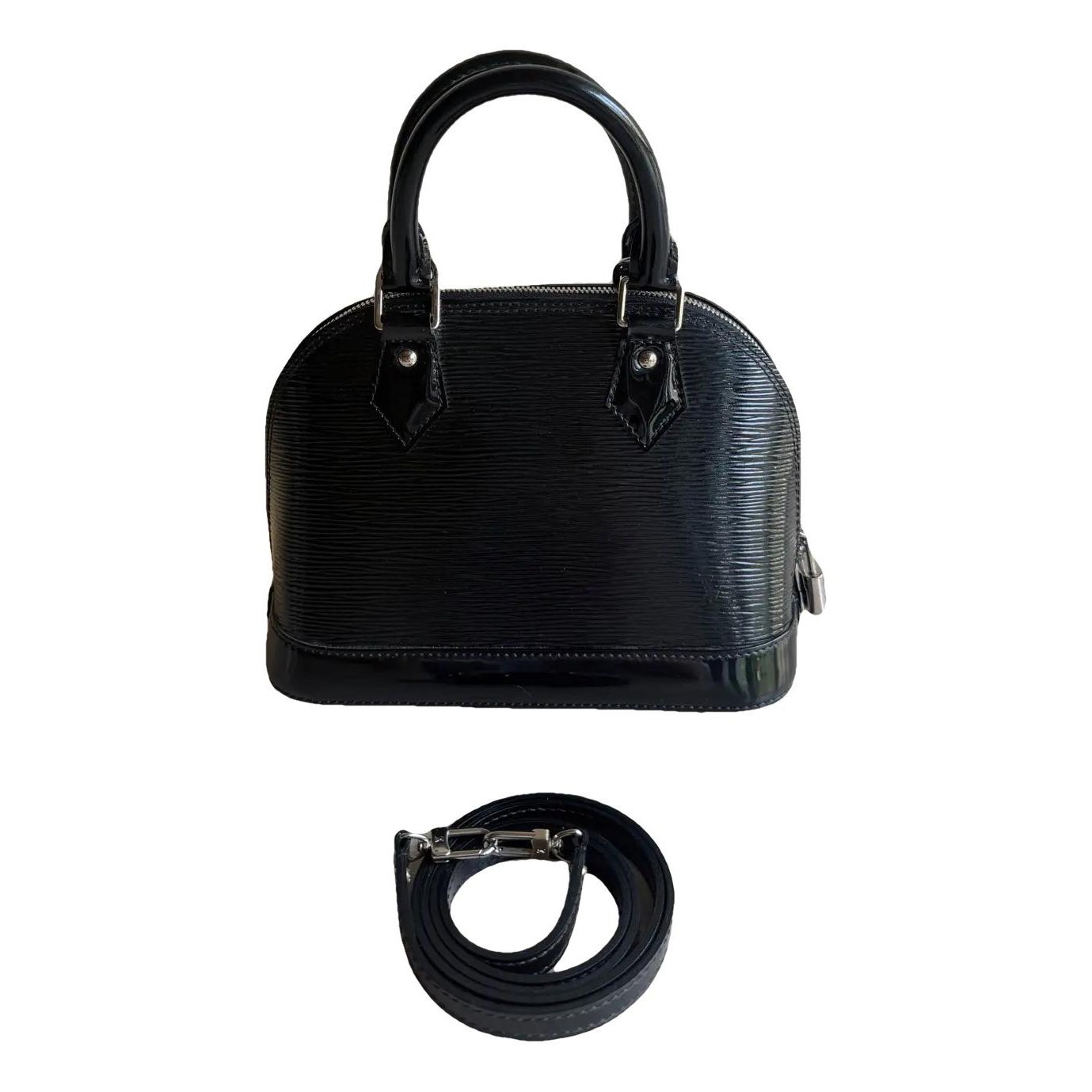Alma BB patent leather handbag