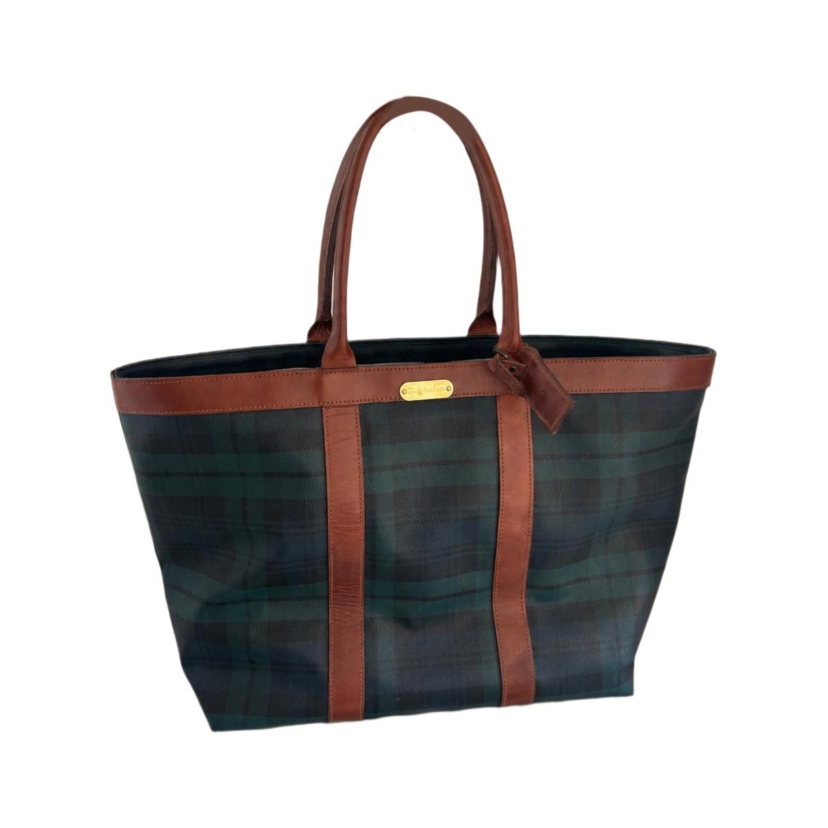 Leather travel bag