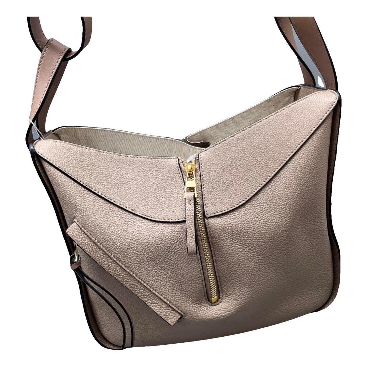 Hammock leather handbag