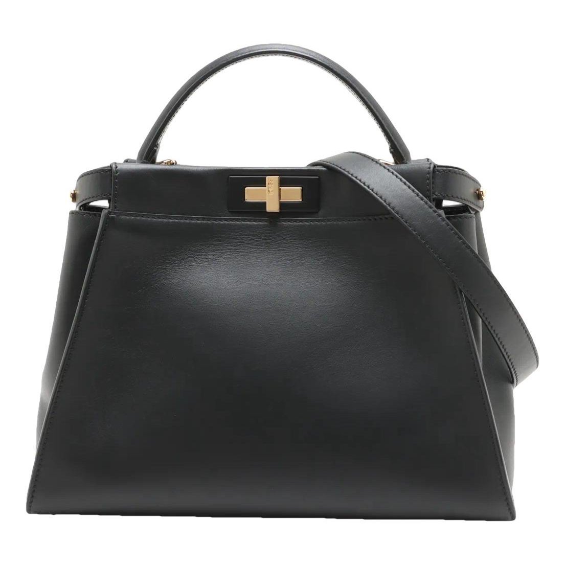 Peekaboo leather handbag