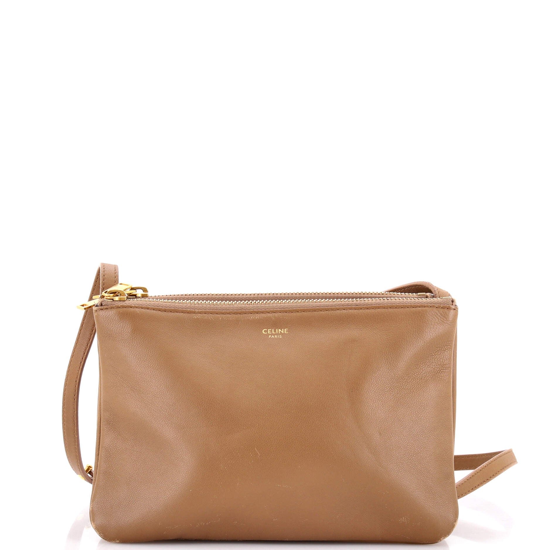 Trio Crossbody Bag Leather Small