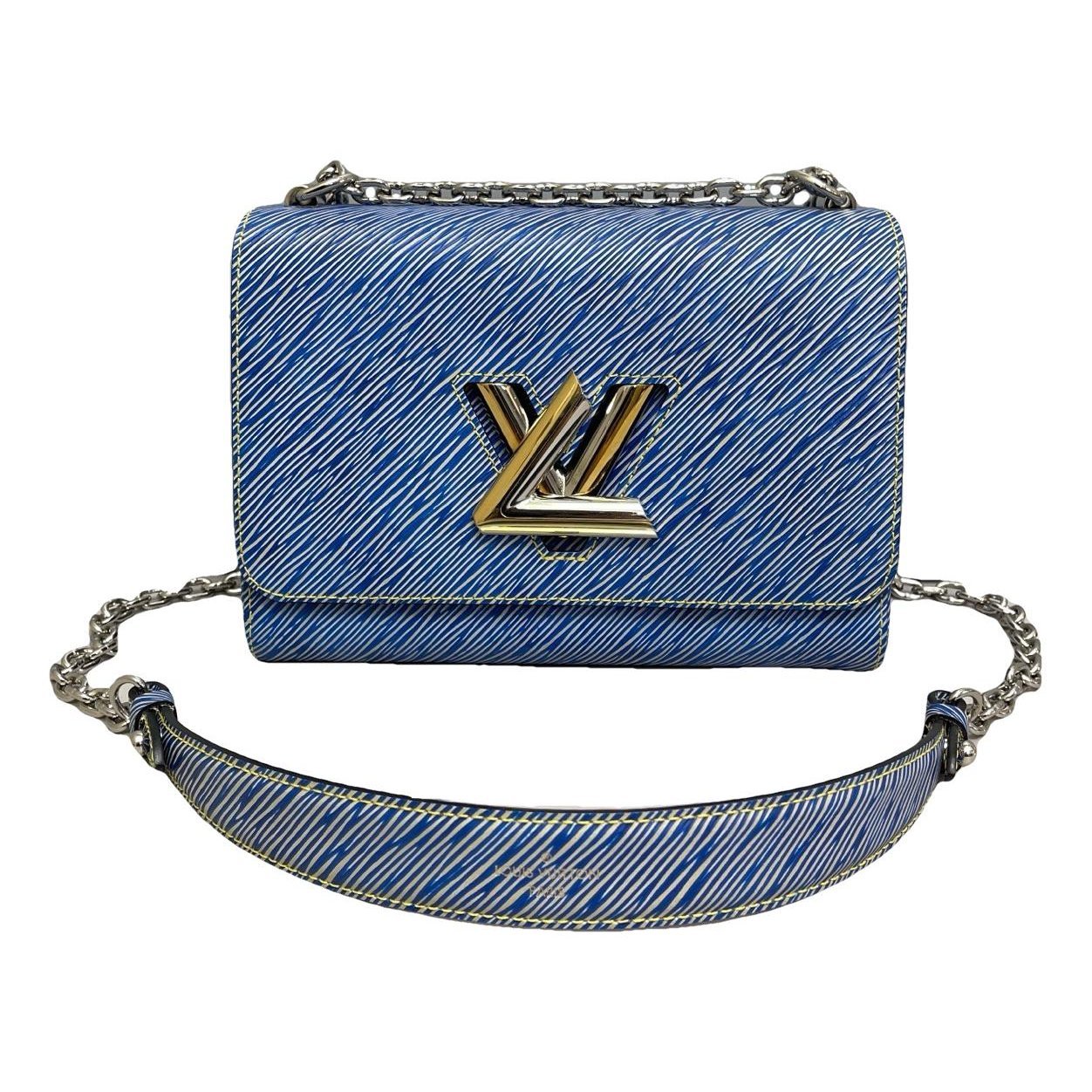 Twist leather handbag