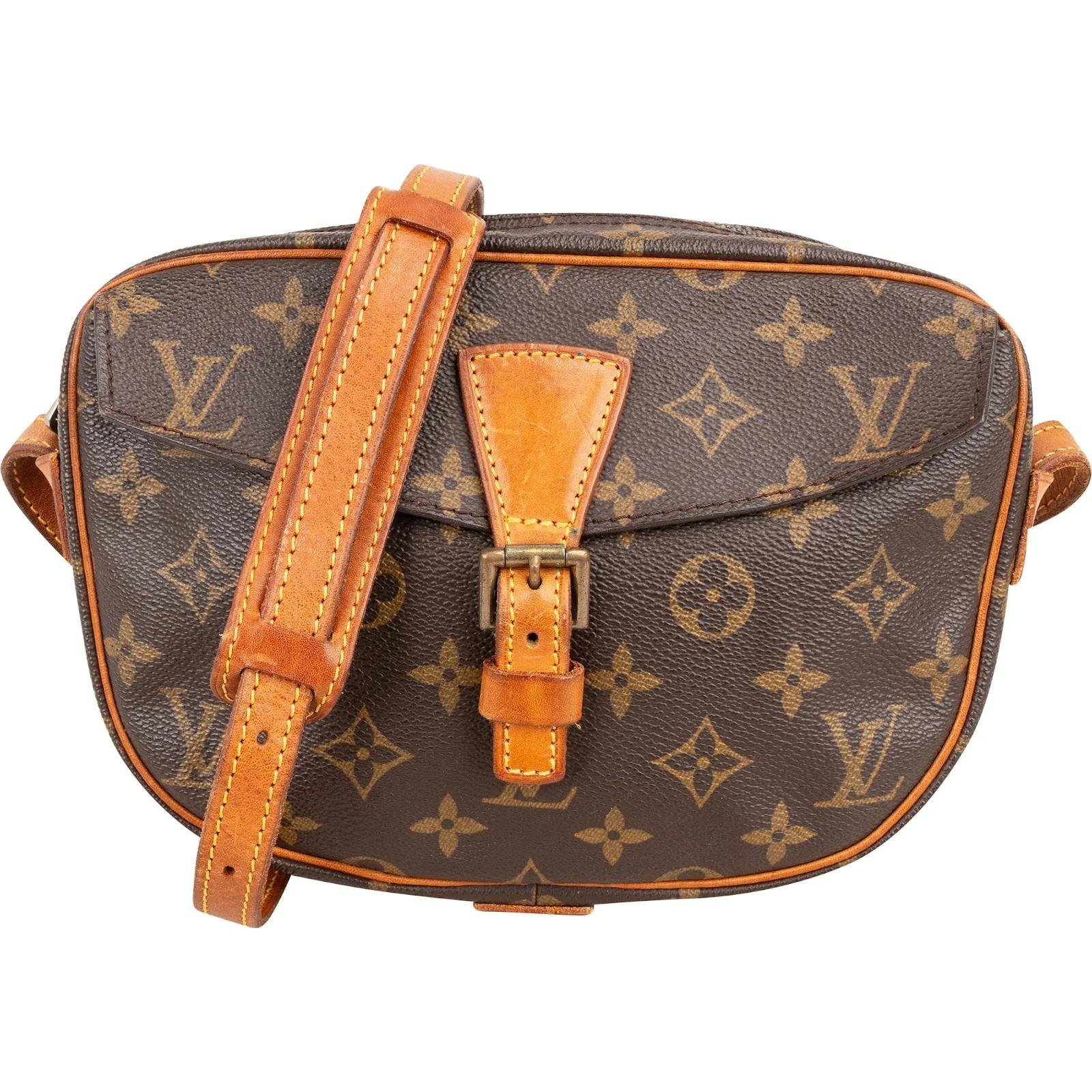 Jeune fille leather crossbody bag