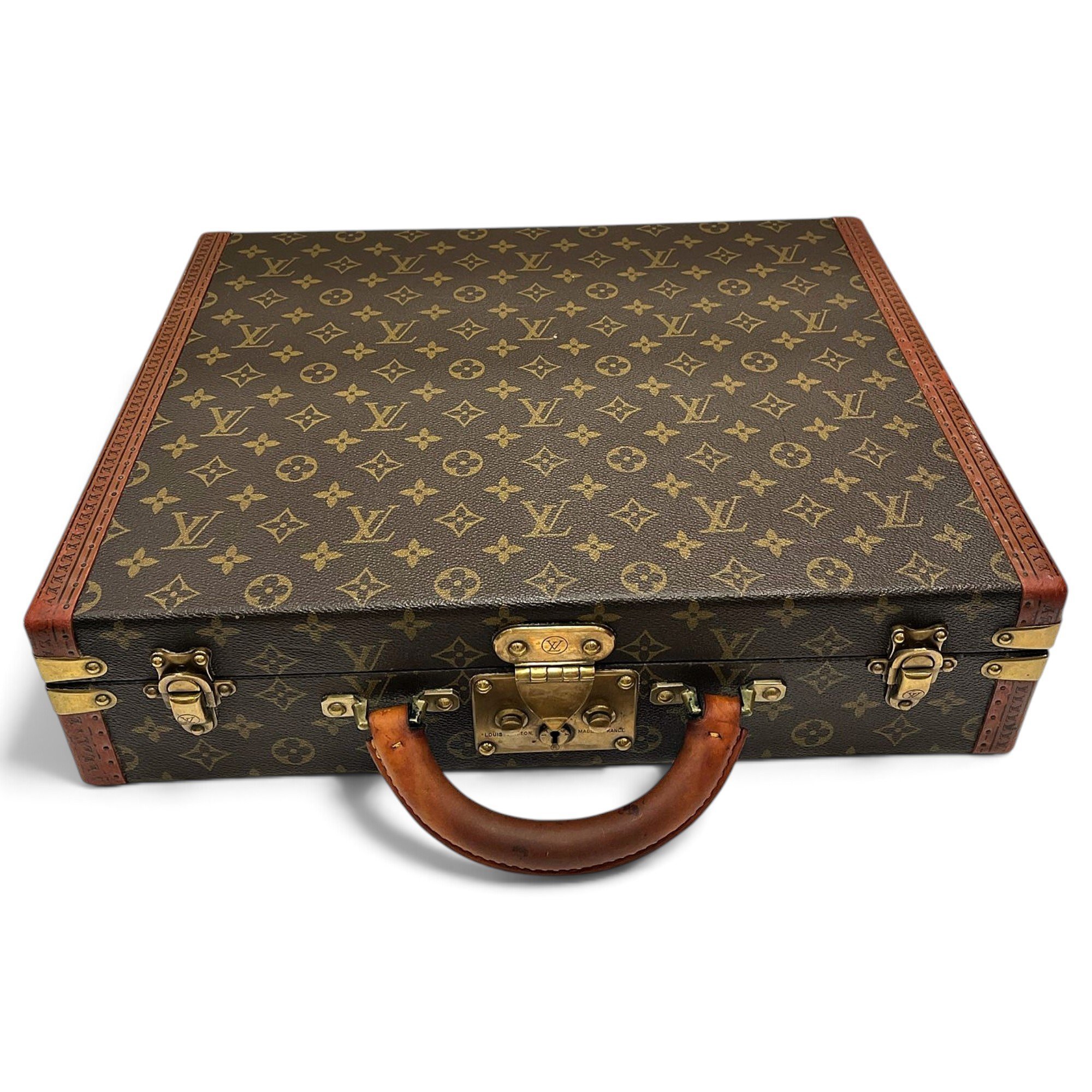 Bisten leather travel bag