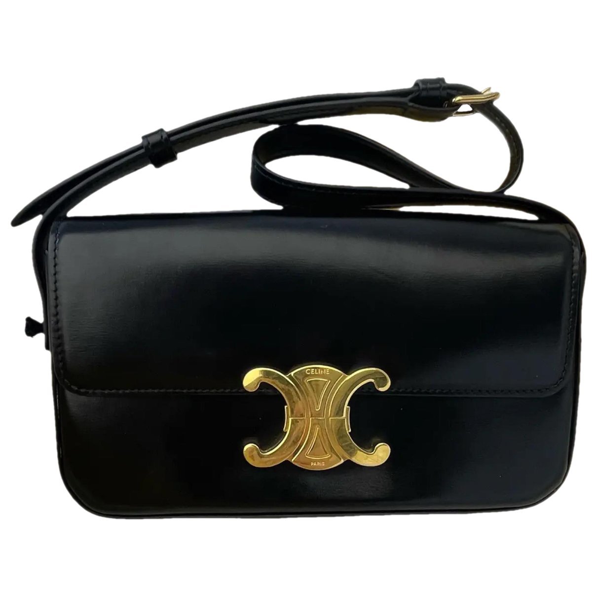 Triomphe leather handbag