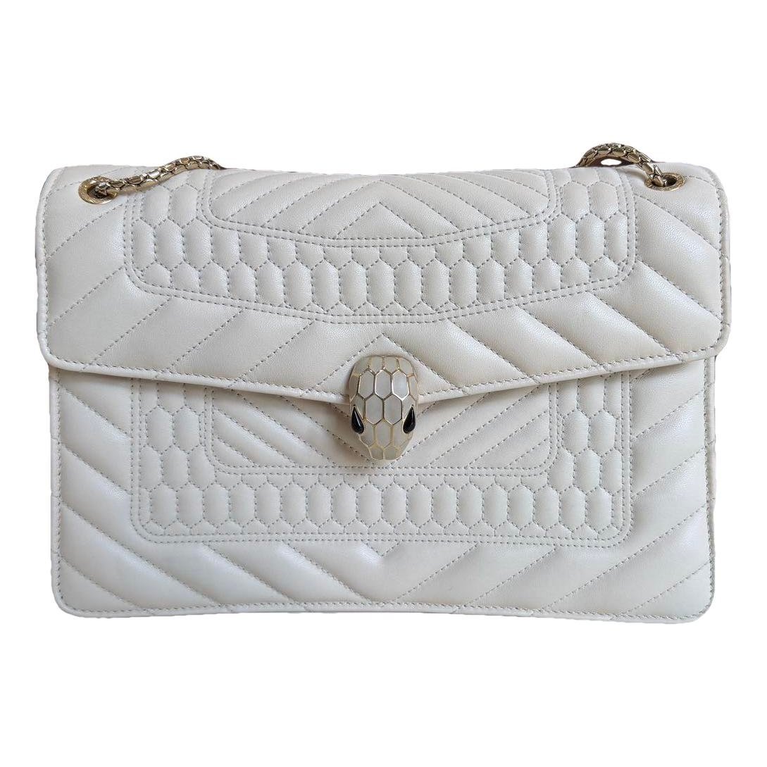 Serpenti leather handbag