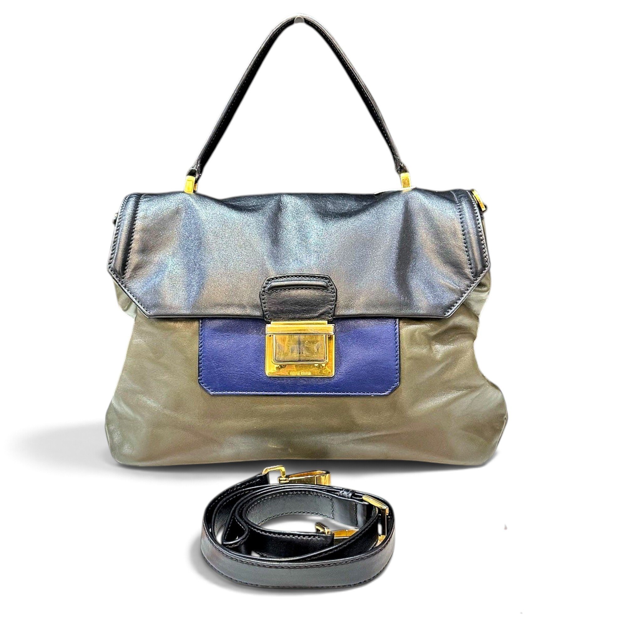 Vitello leather handbag