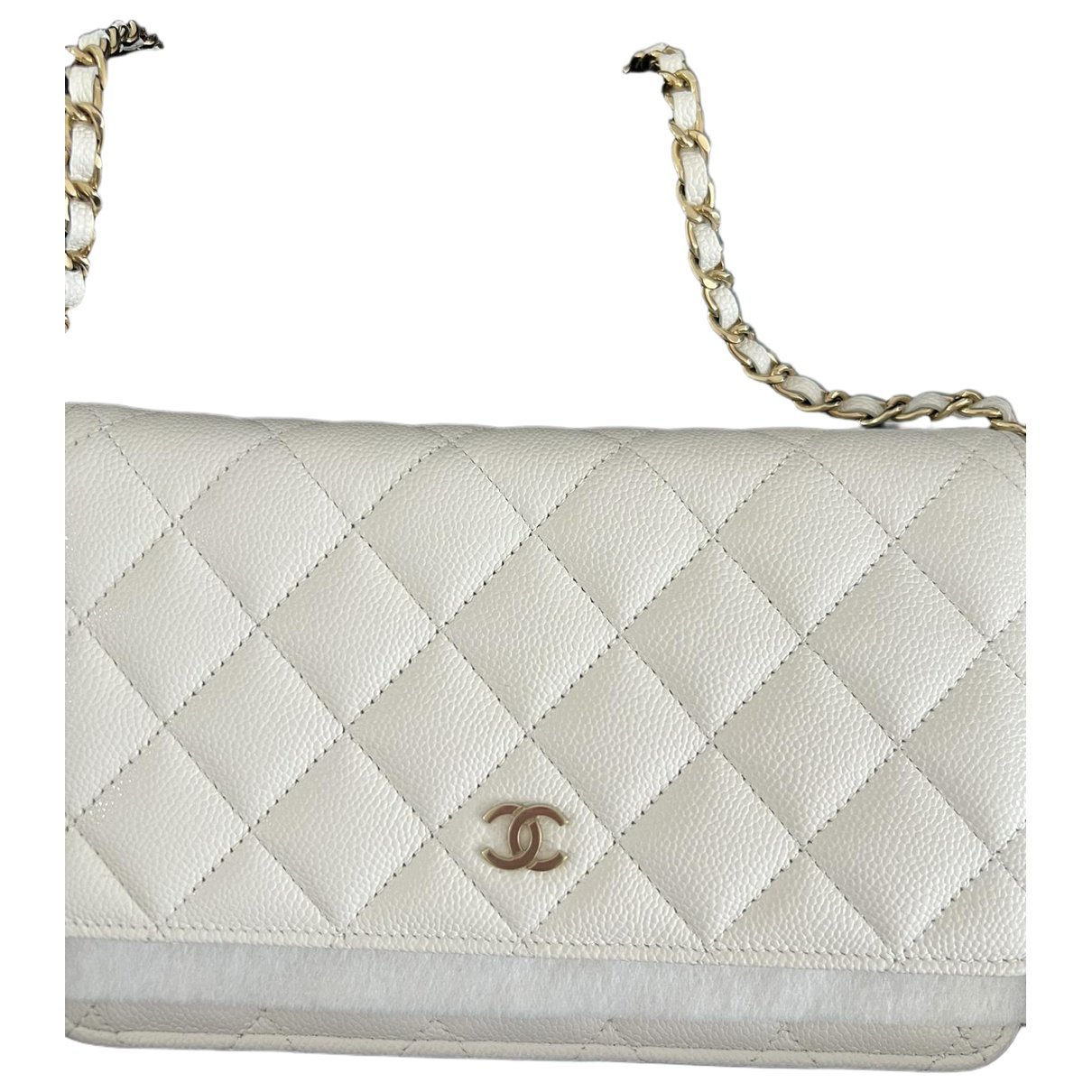 Wallet On Chain Timeless/Classique leather crossbody bag
