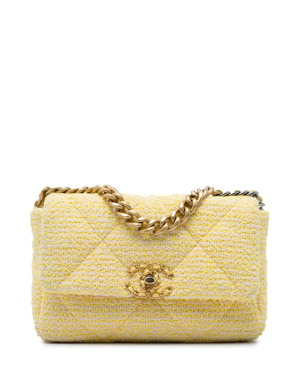 2020 Medium Tweed 19 Flap satchel