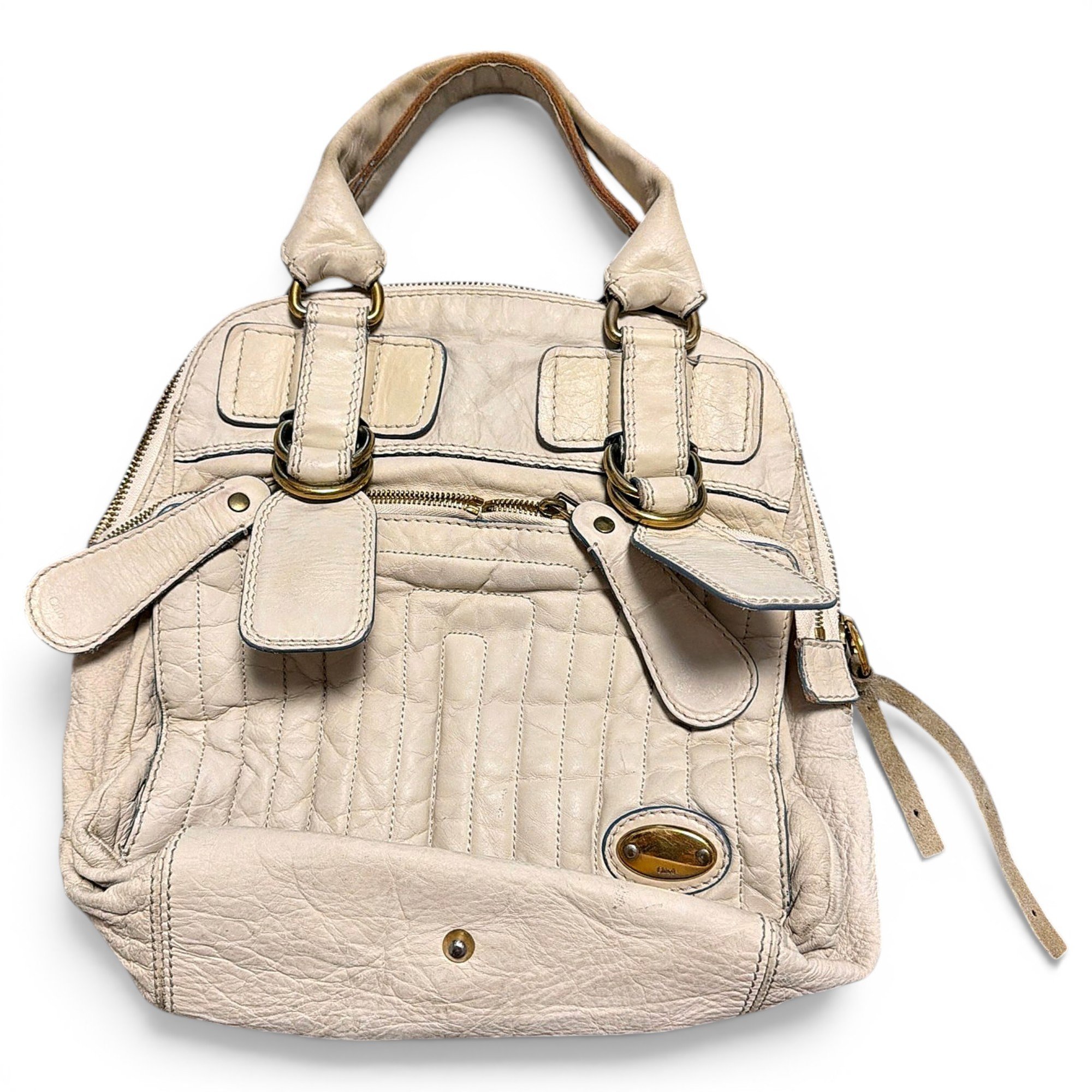 Leather handbag