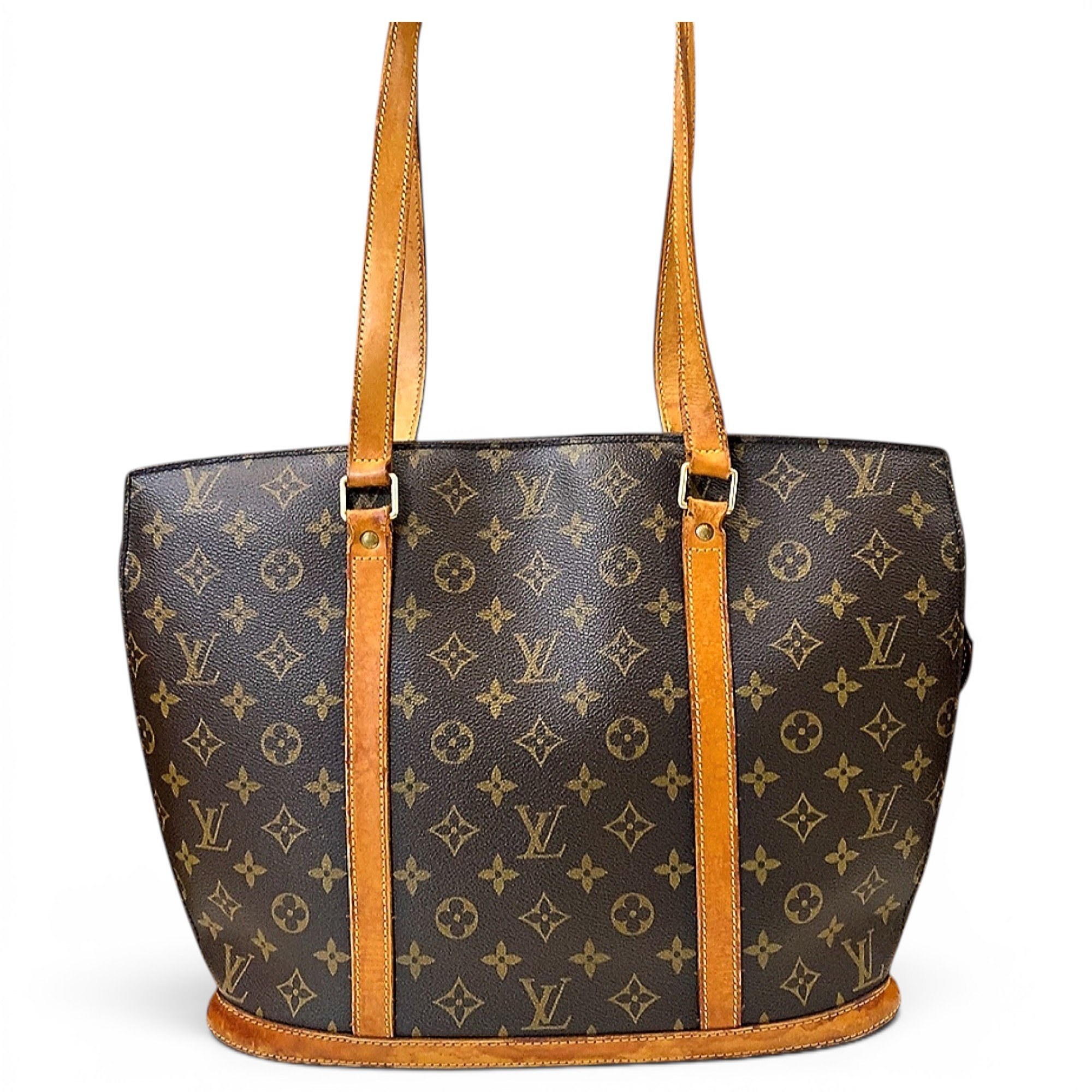 Babylone vintage leather tote