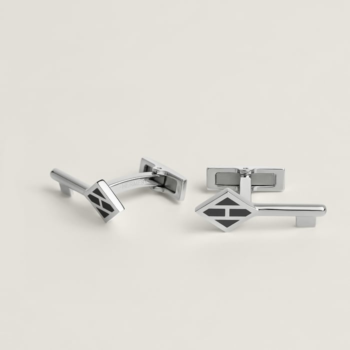 Noir Cle H Cufflinks