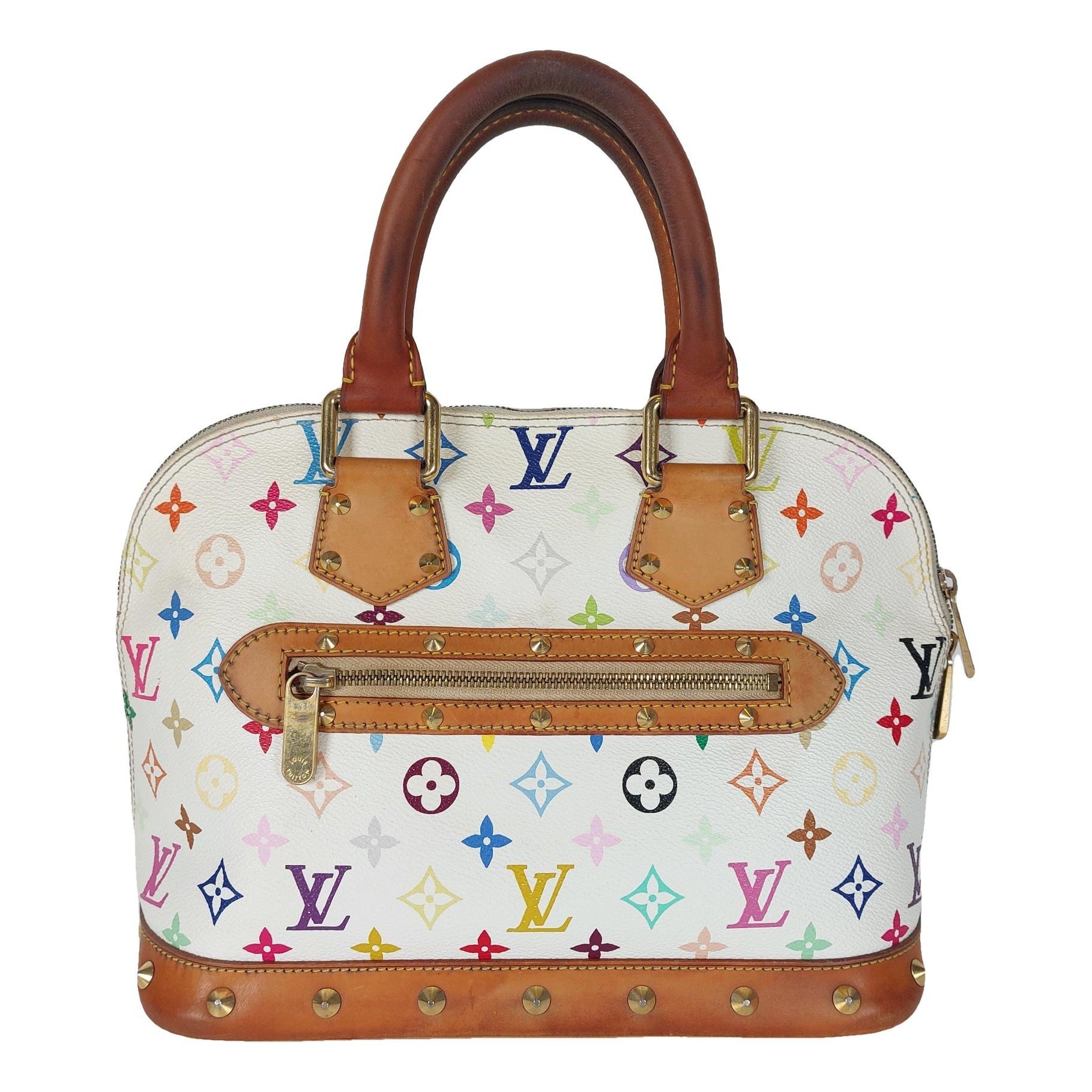 Alma leather handbag