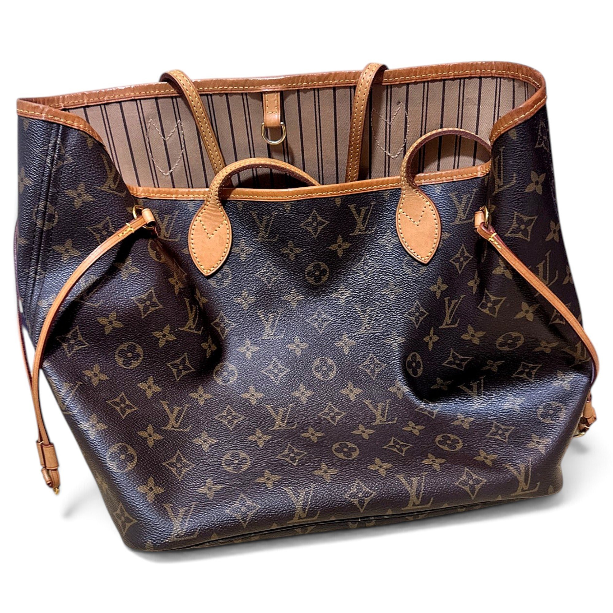 Neverfull leather tote