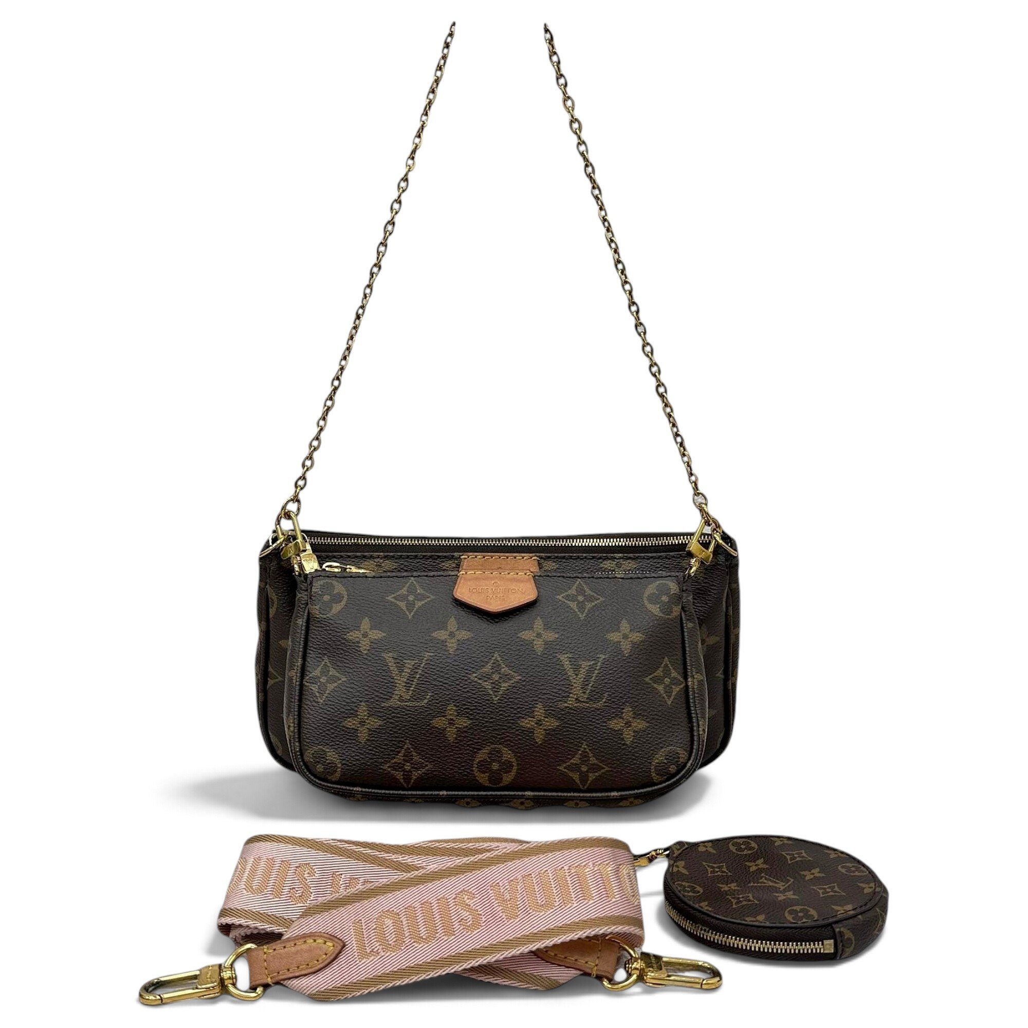 Multi Pochette Accessoires leather handbag