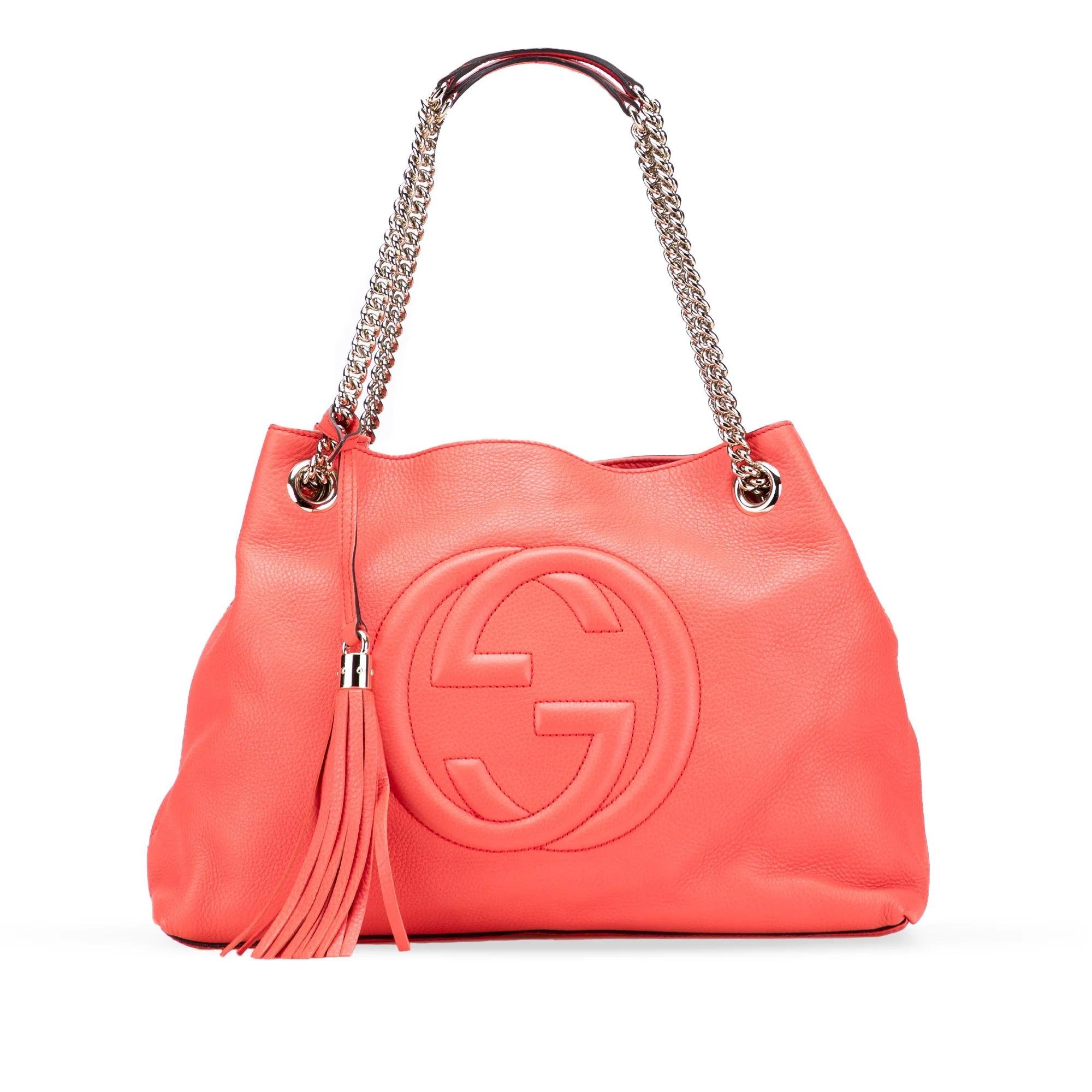 Soho Chain pony-style calfskin tote