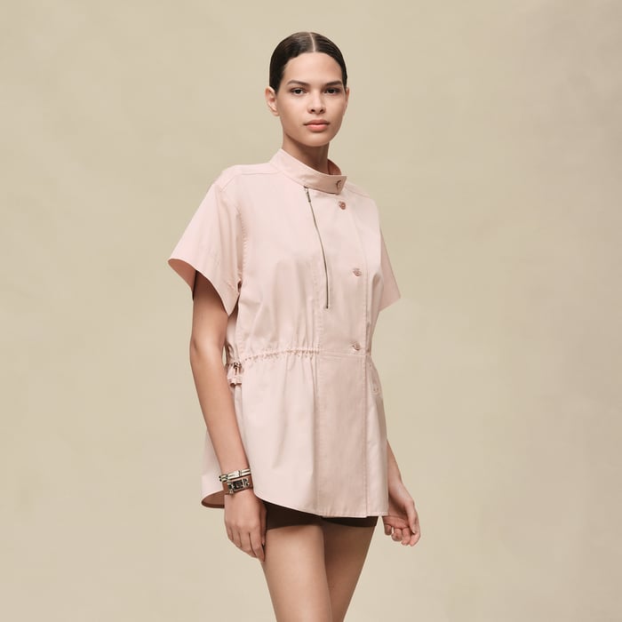 Rose Palomino Drawstring Shirt