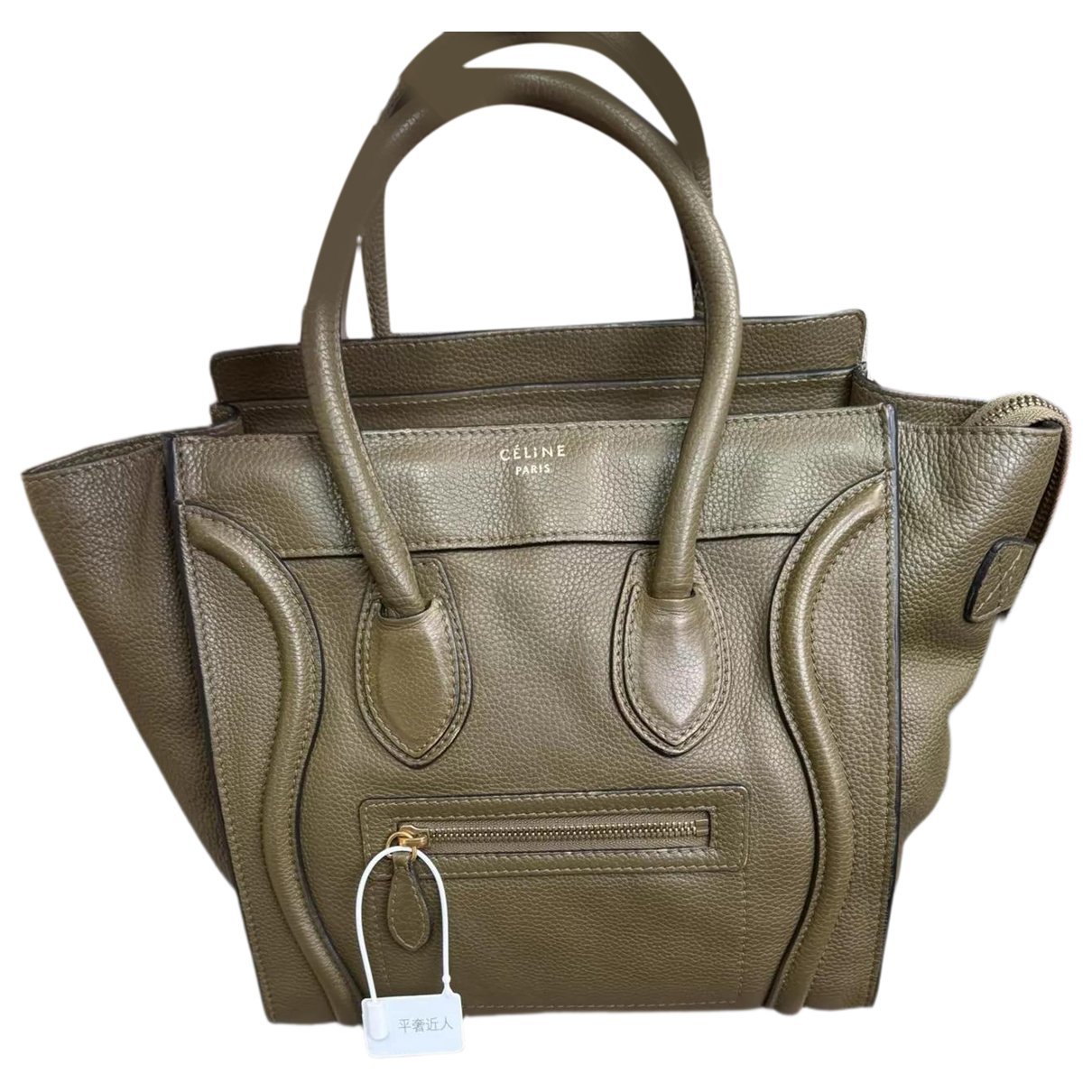 Luggage leather handbag