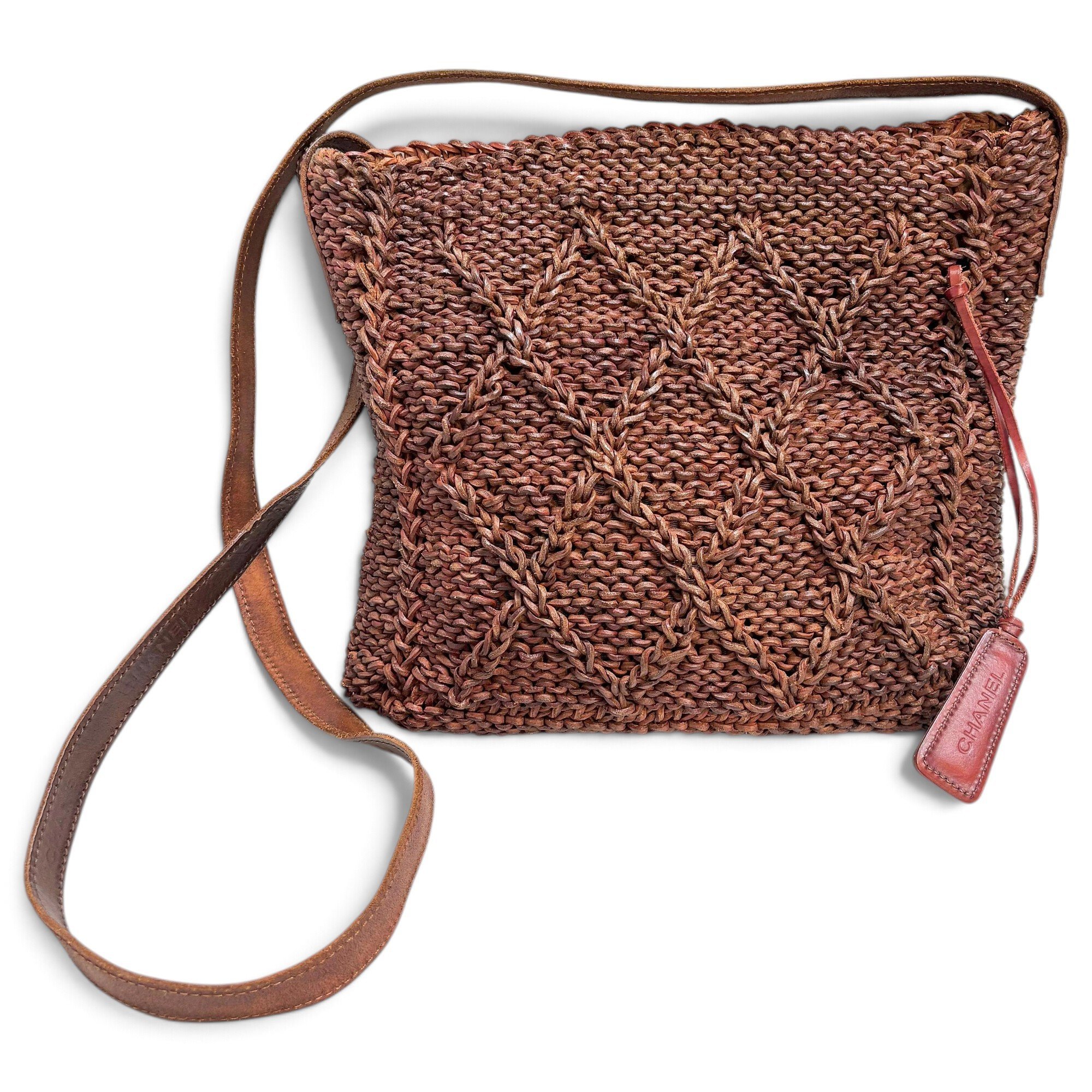 Leather crossbody bag