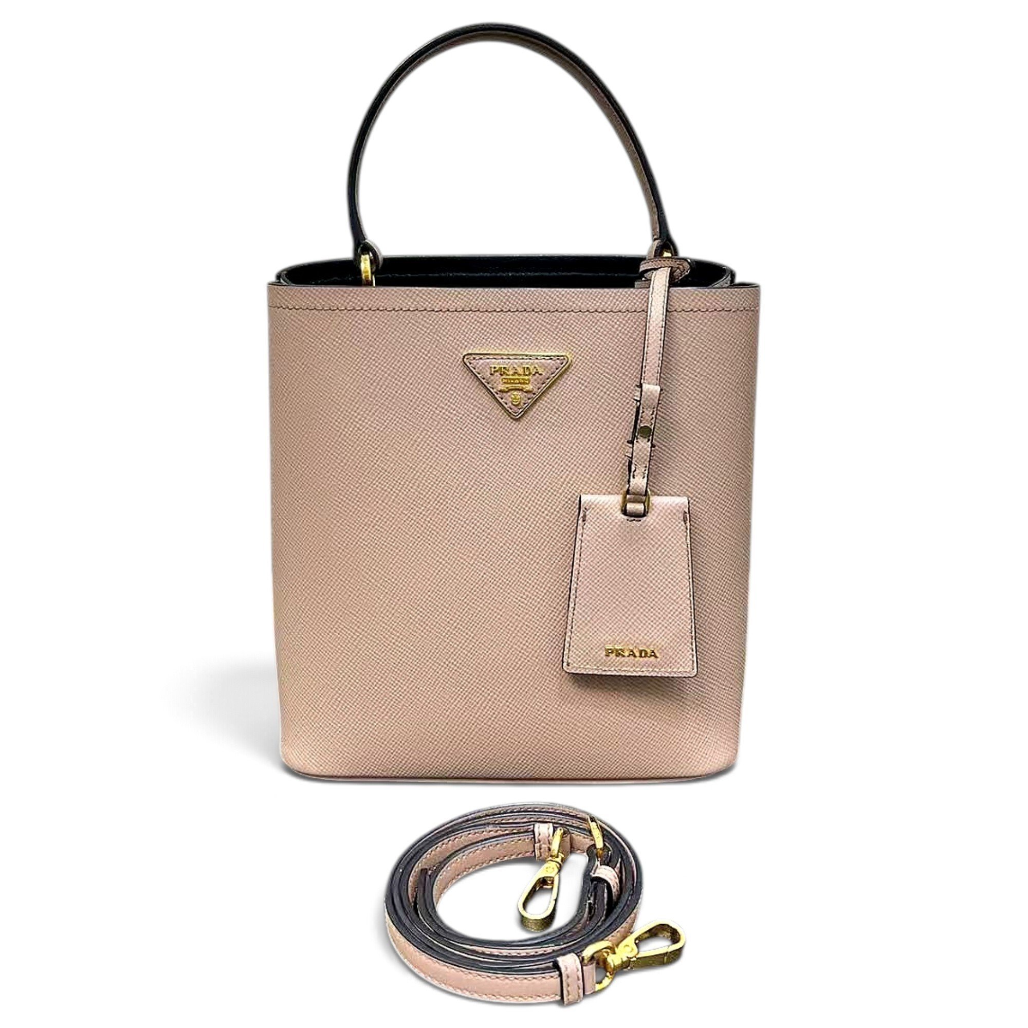 Panier leather handbag