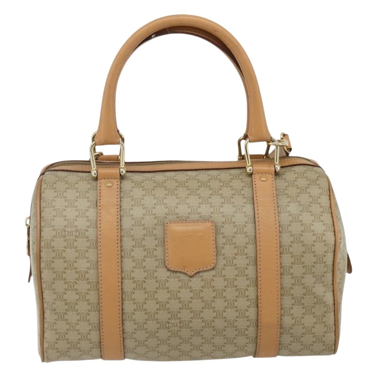 Leather bowling bag