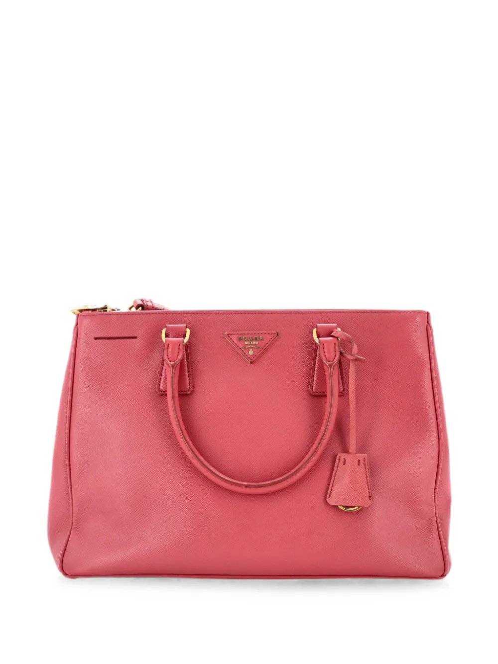 Double Zip Lux Saffiano Leather Medium tote bag